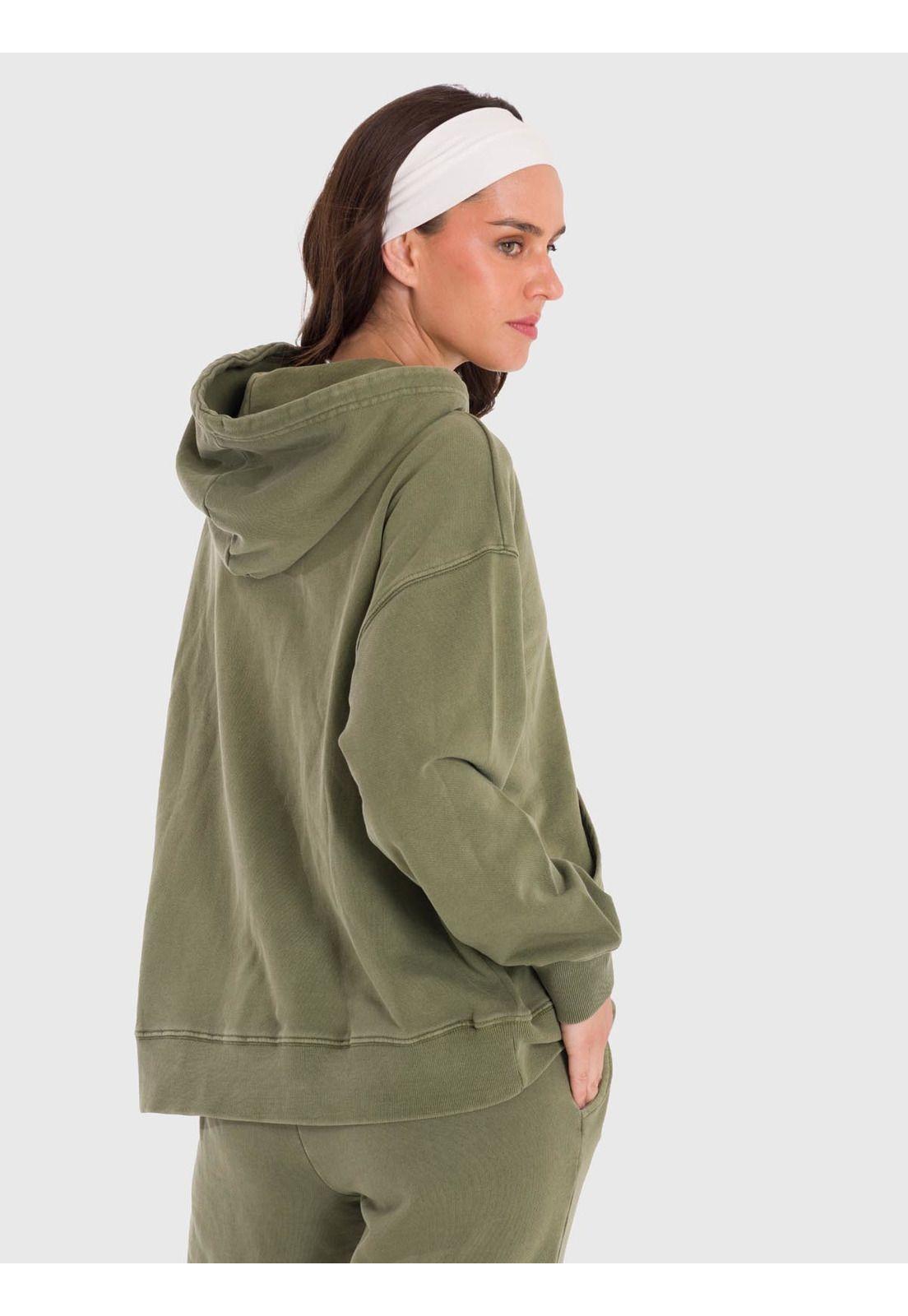 Polerón Mujer Hoodie Mich Verde-4