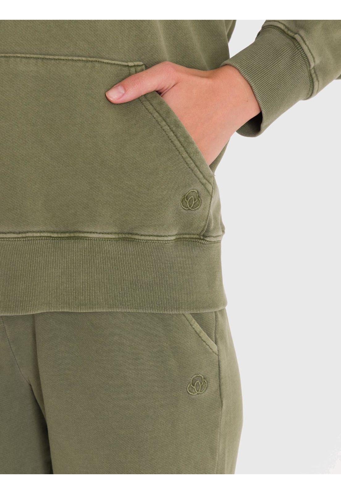 Polerón Mujer Hoodie Mich Verde-5