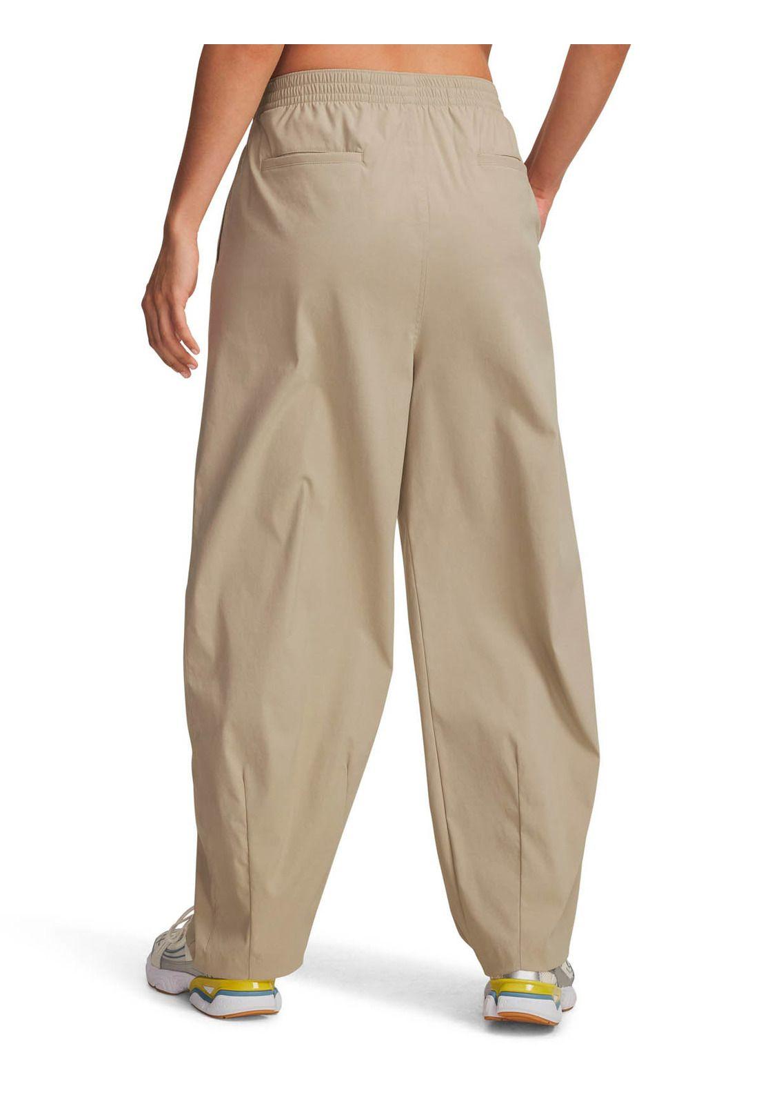 Pantalones Lifestyle  mujer Unstoppable Woven café -1