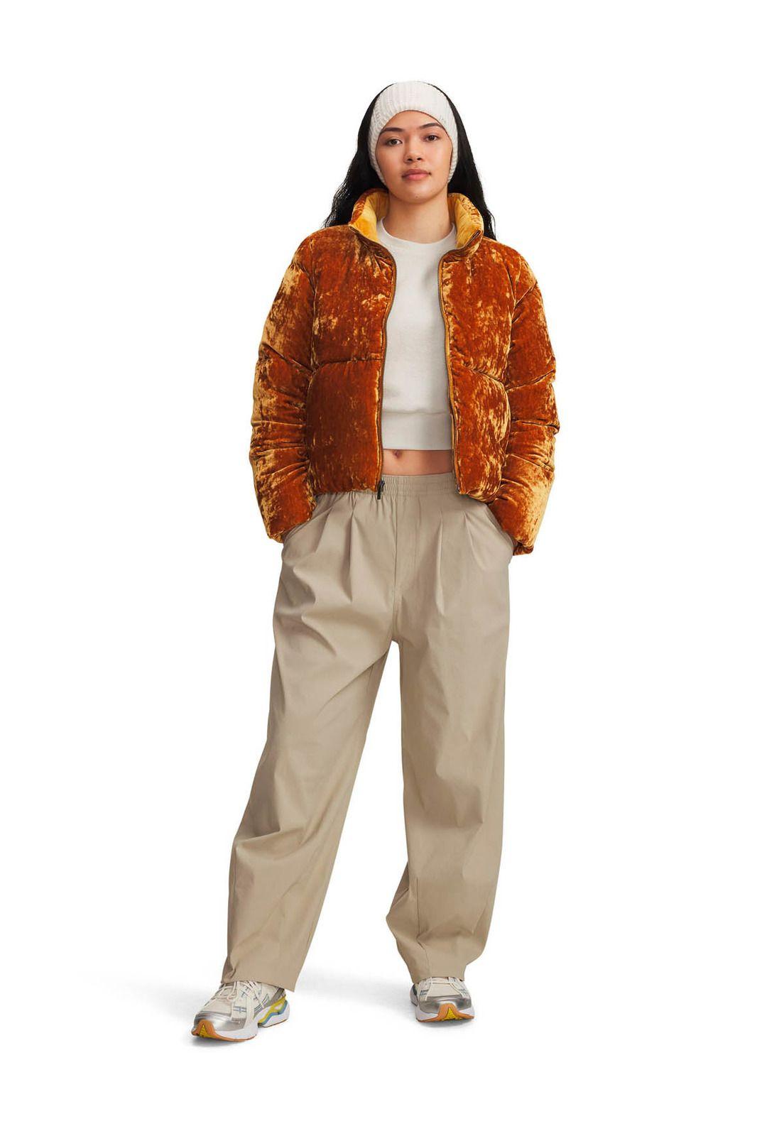 Pantalones Lifestyle  mujer Unstoppable Woven café -3