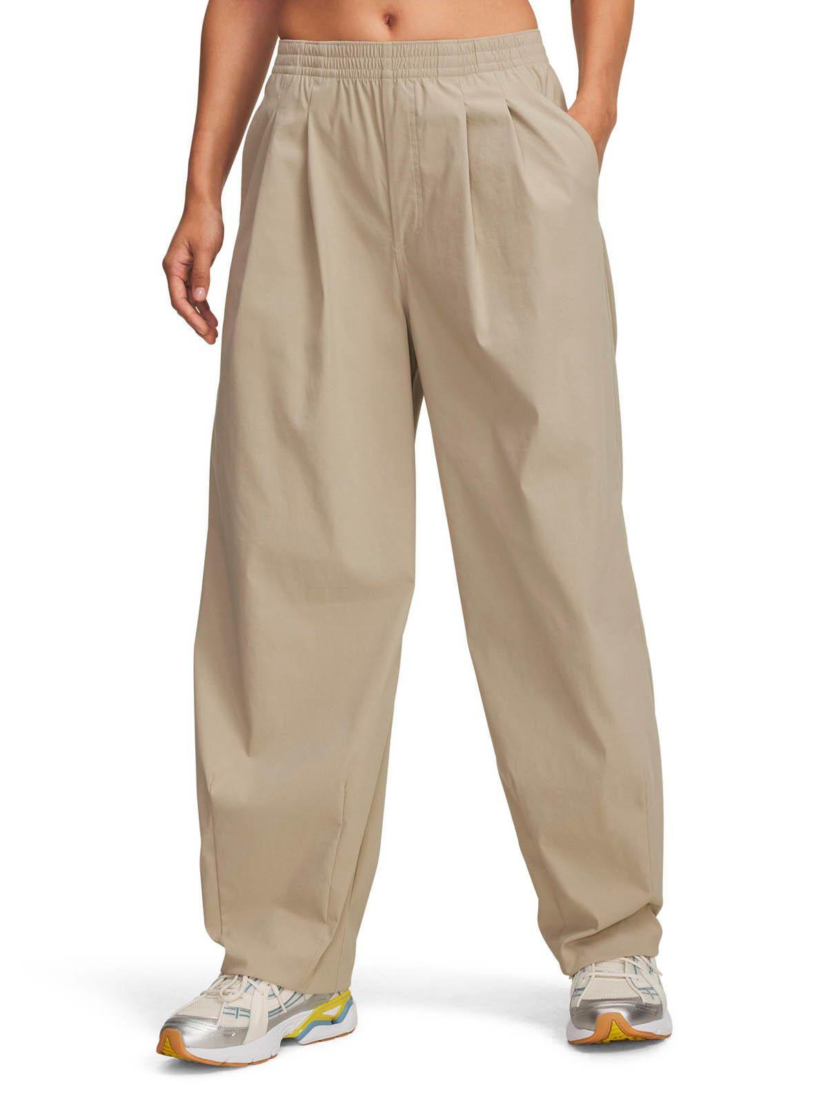 Pantalones Lifestyle  mujer Unstoppable Woven café -0