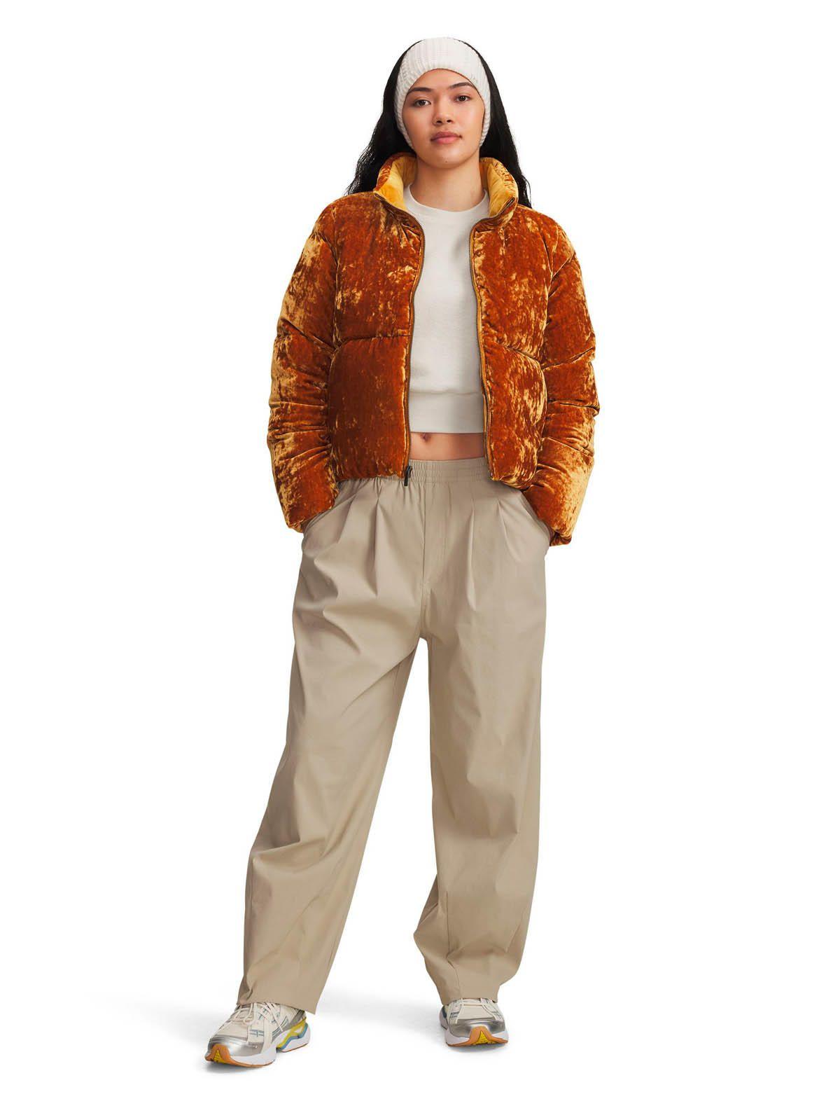 Pantalones Lifestyle  mujer Unstoppable Woven café -3