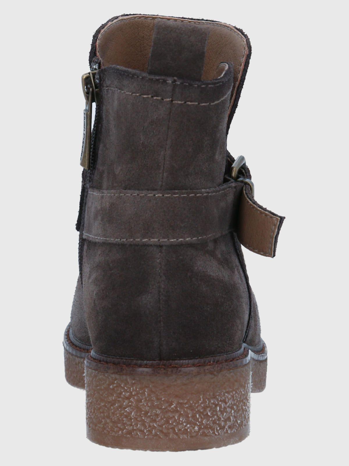 Botín Cuero Mujer Galla Gris-6