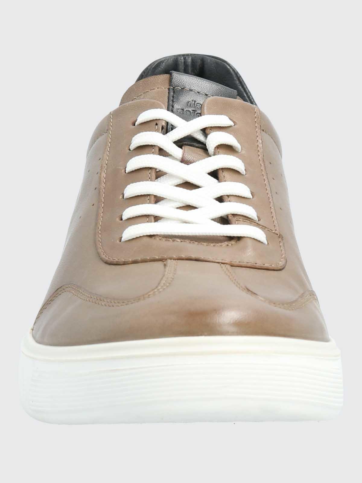 Zapatilla Cuero Hombre Bloor Café-3