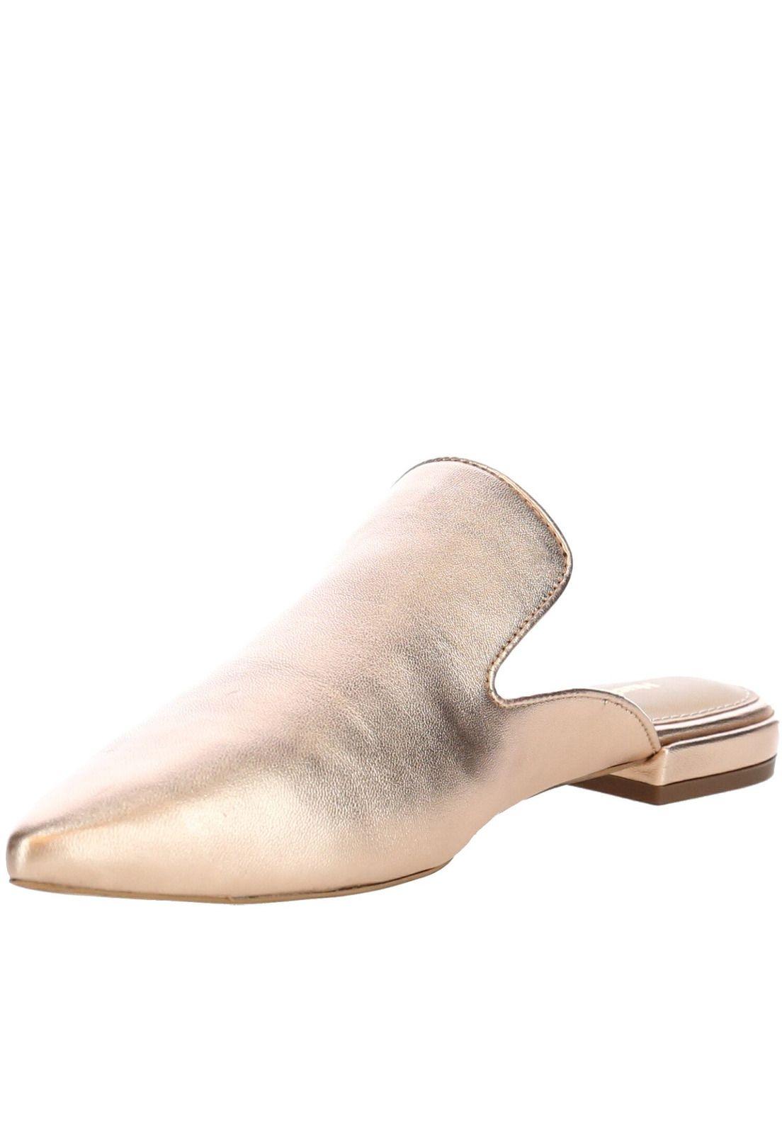 Zapato Cuero Monaco Dorado-2