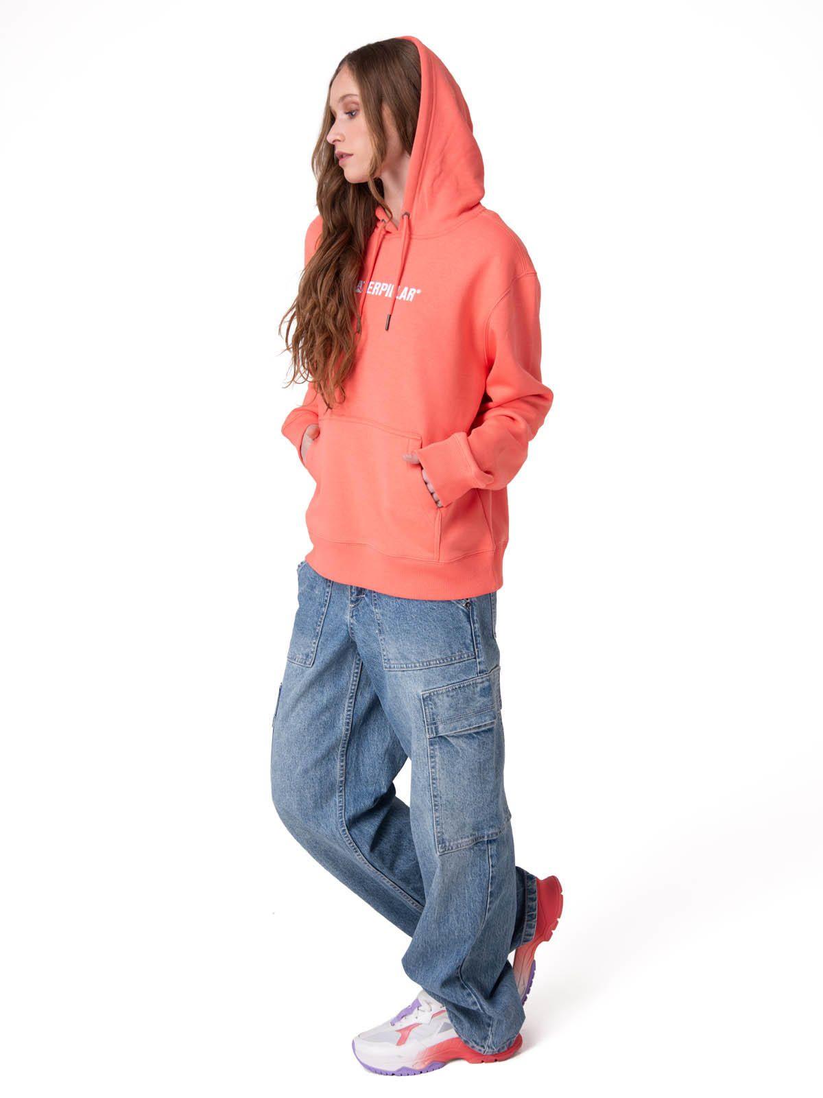 Poleron W Fleece Caterpillar Mujer Rosado-4