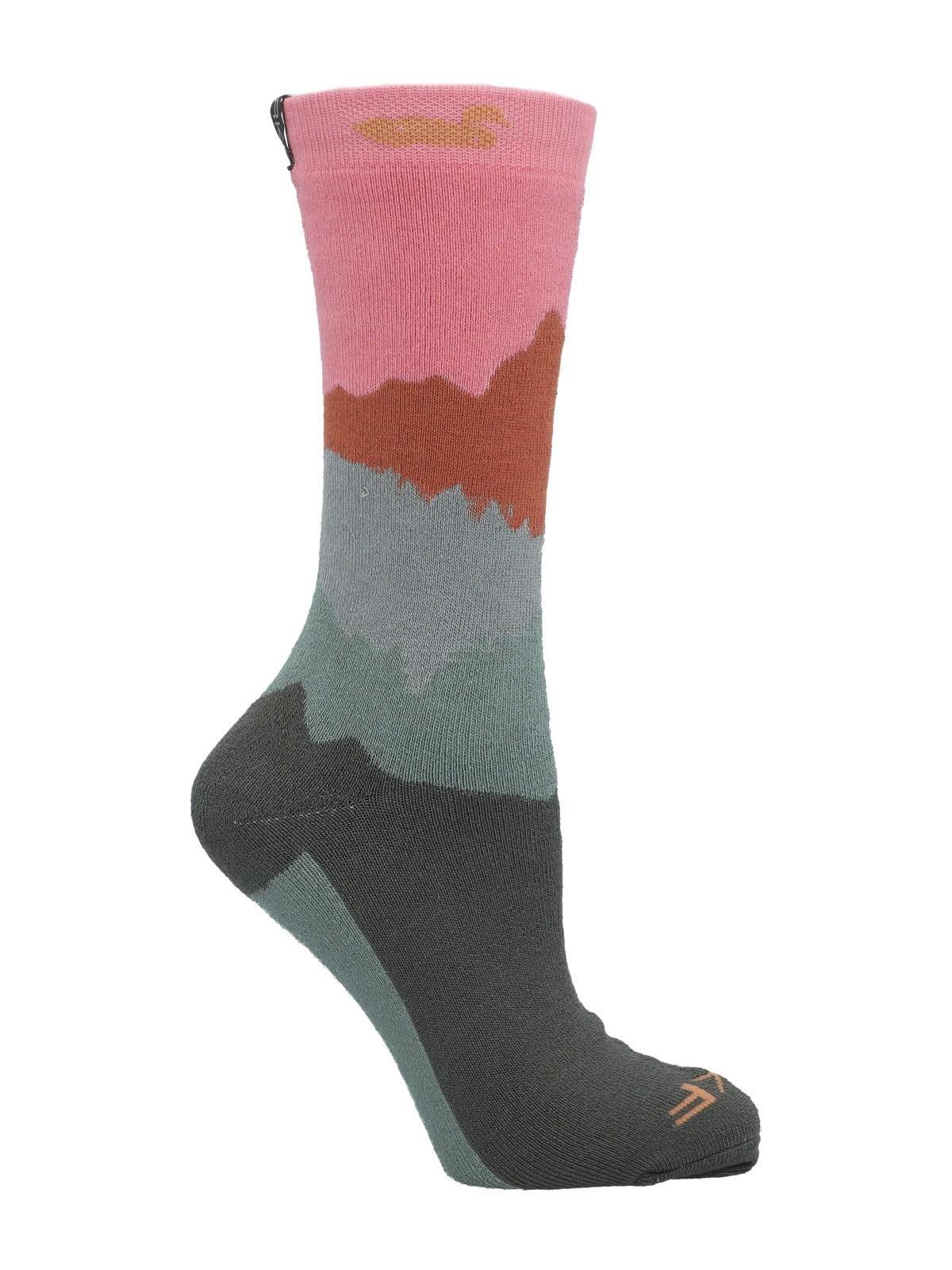 Calcetín Bambú Mujer Heavy Sunset Multicolor-0