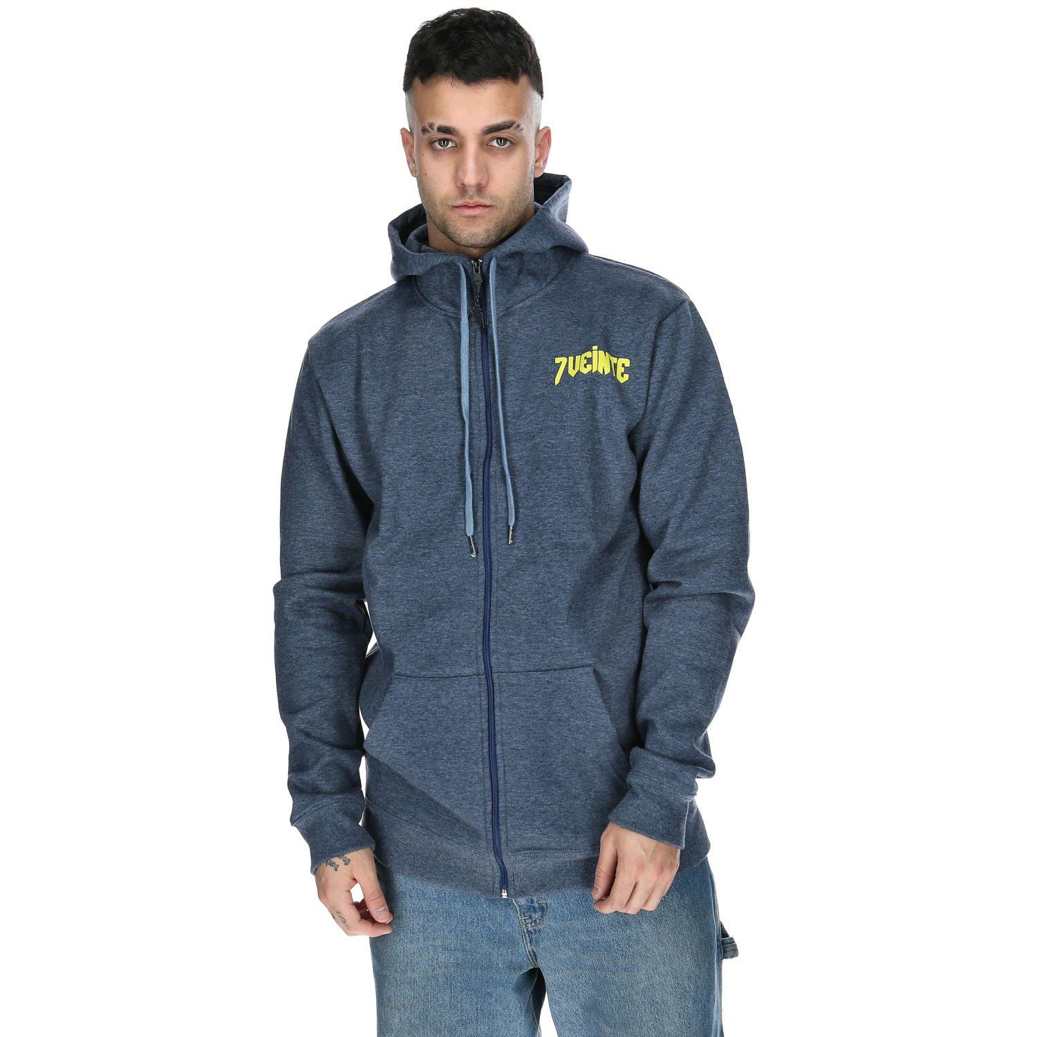 Polerón Unisex 7Patch Azul -0