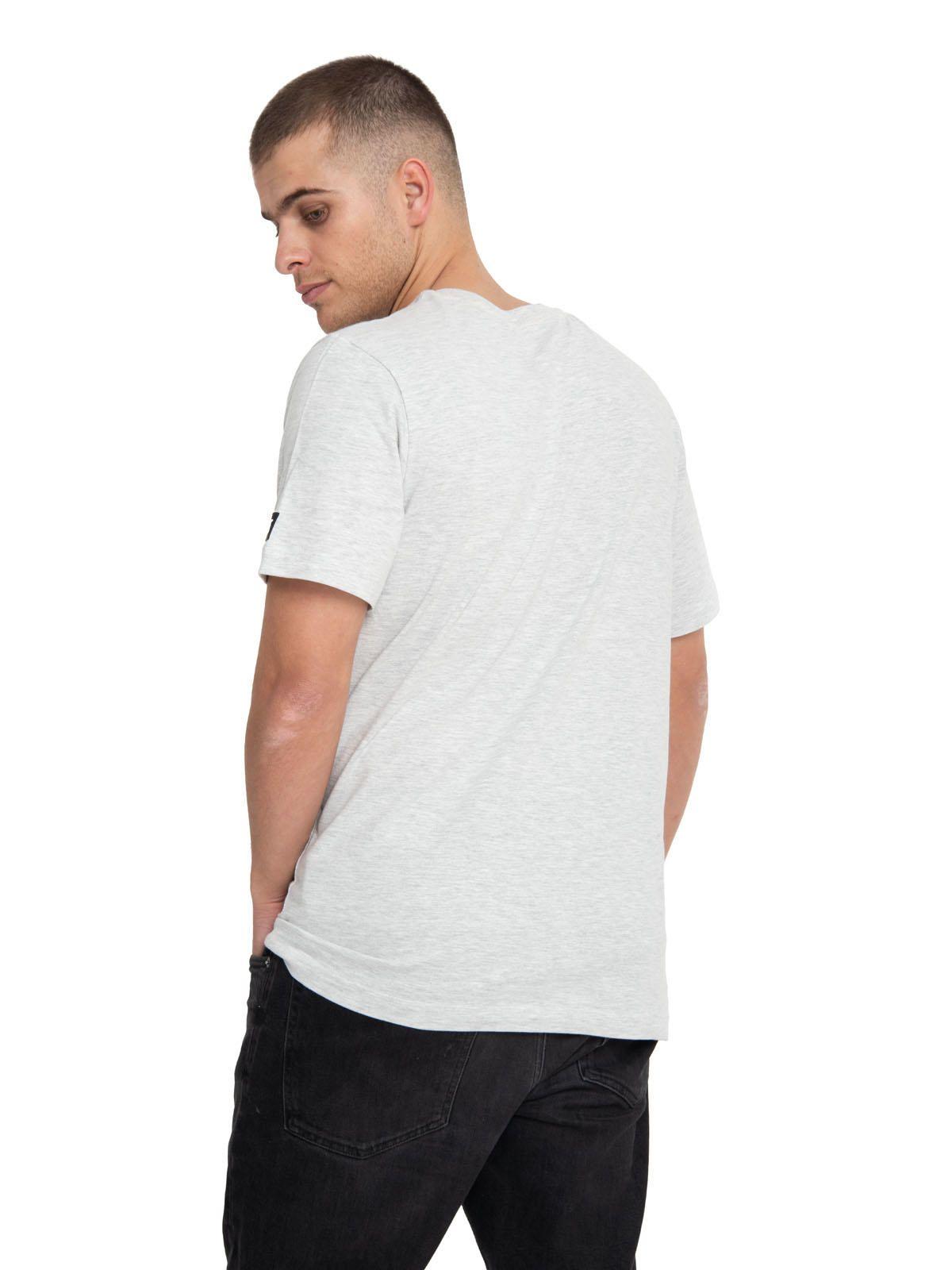 Polera Manga Corta Hombre Essential Gris-3