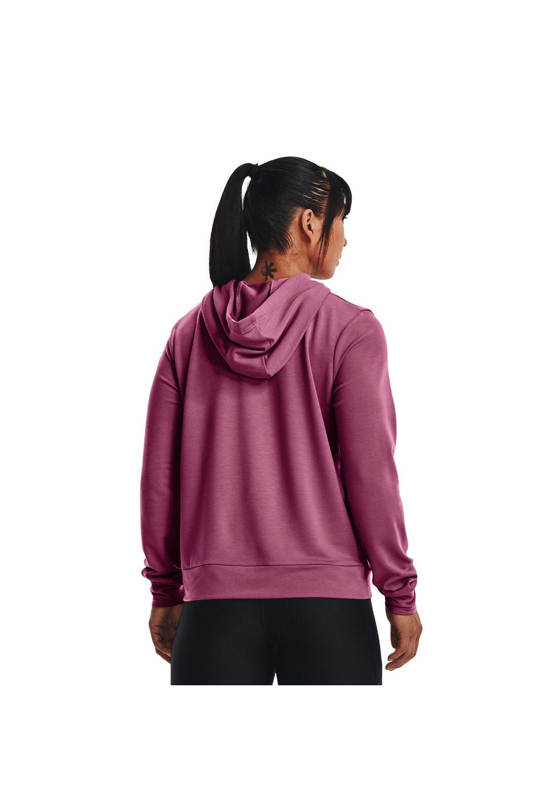Polerón Mujer Rival Terry Hoodie Rosa-3