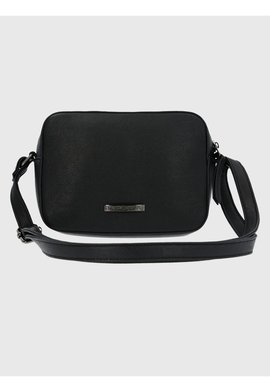 Cartera Ecocuero Negro Dogan Cross Mujer-2