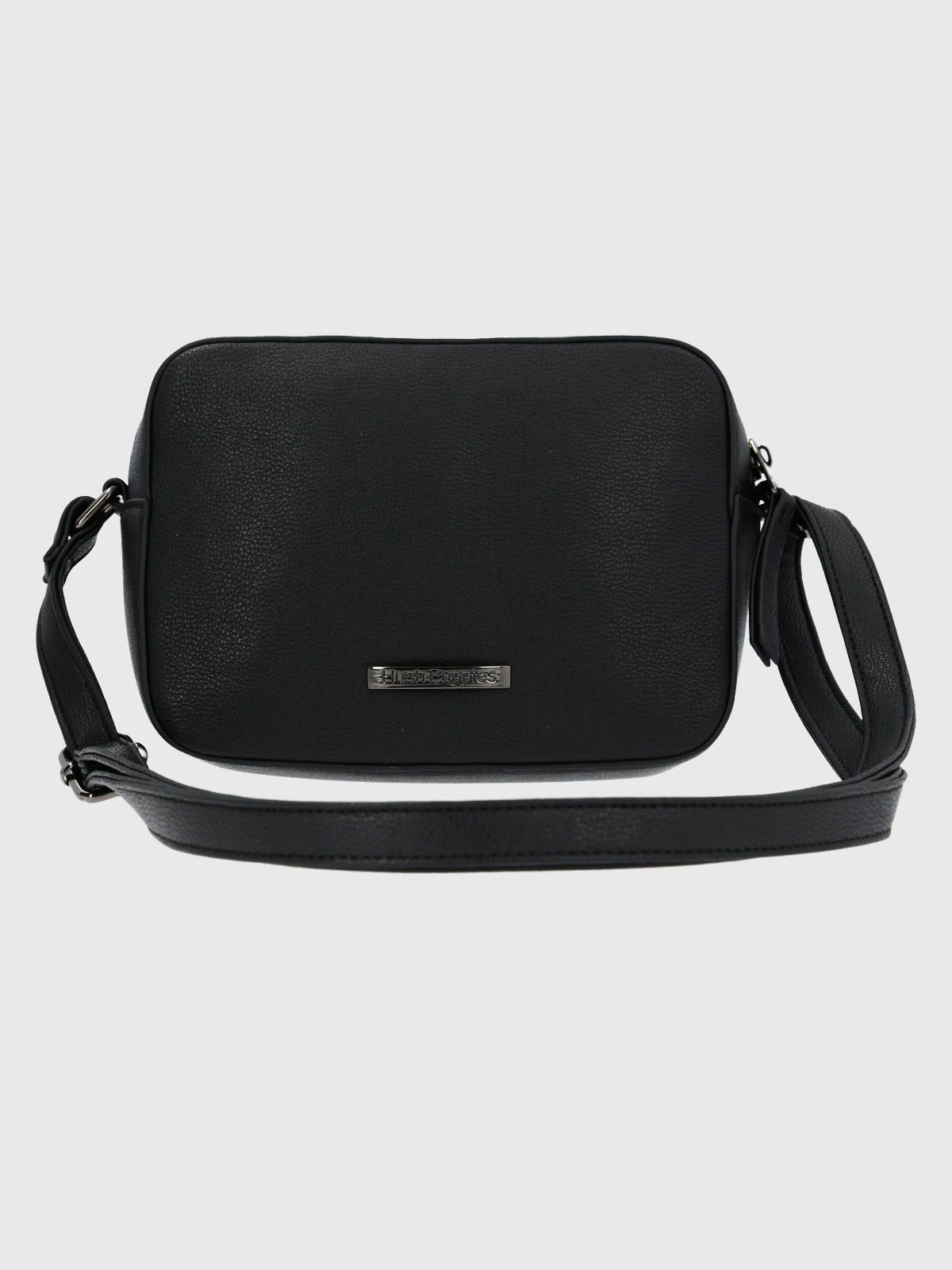 Cartera Ecocuero Negro Dogan Cross Mujer-2