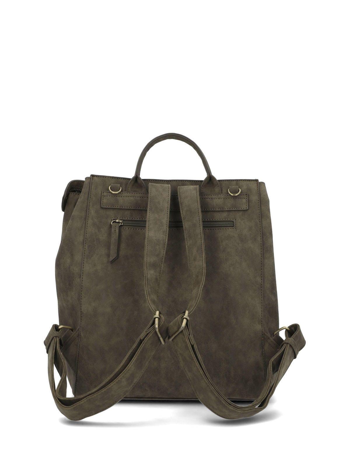 Mochila Ecocuero Mujer Delfi Back Verde-2