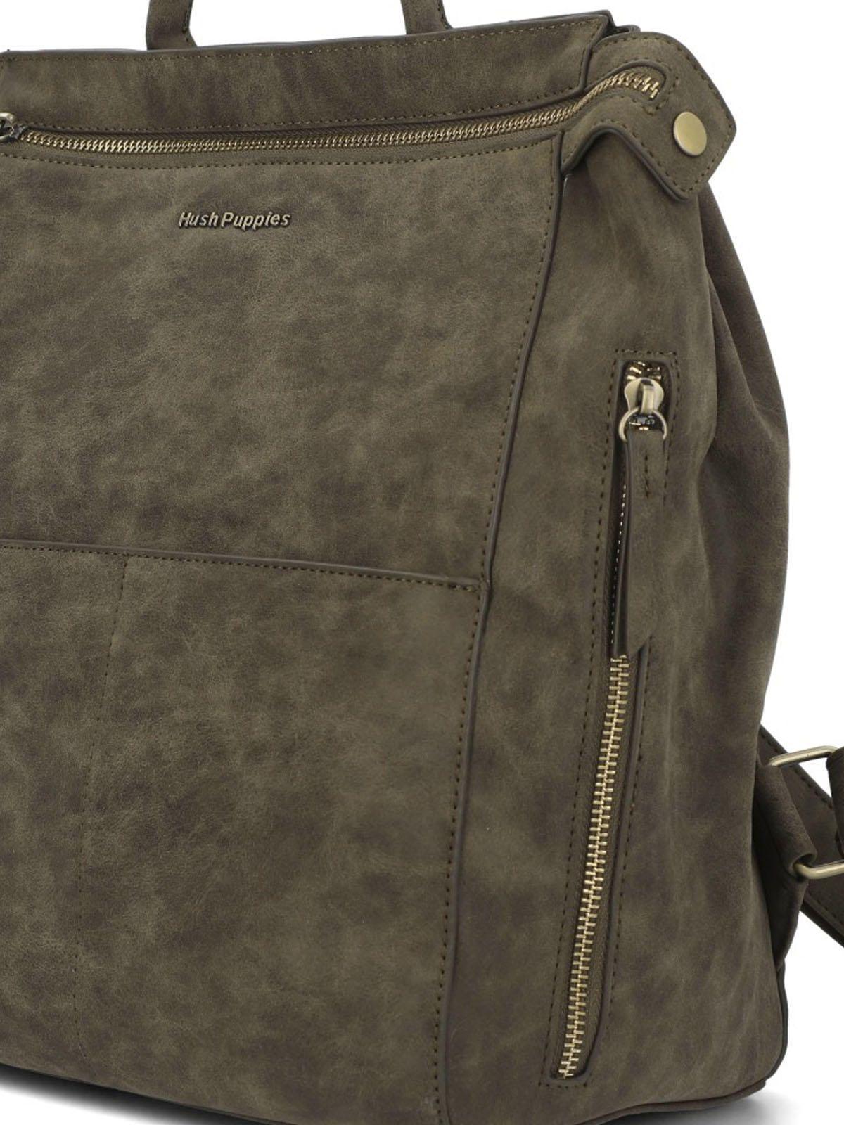 Mochila Ecocuero Mujer Delfi Back Verde-3