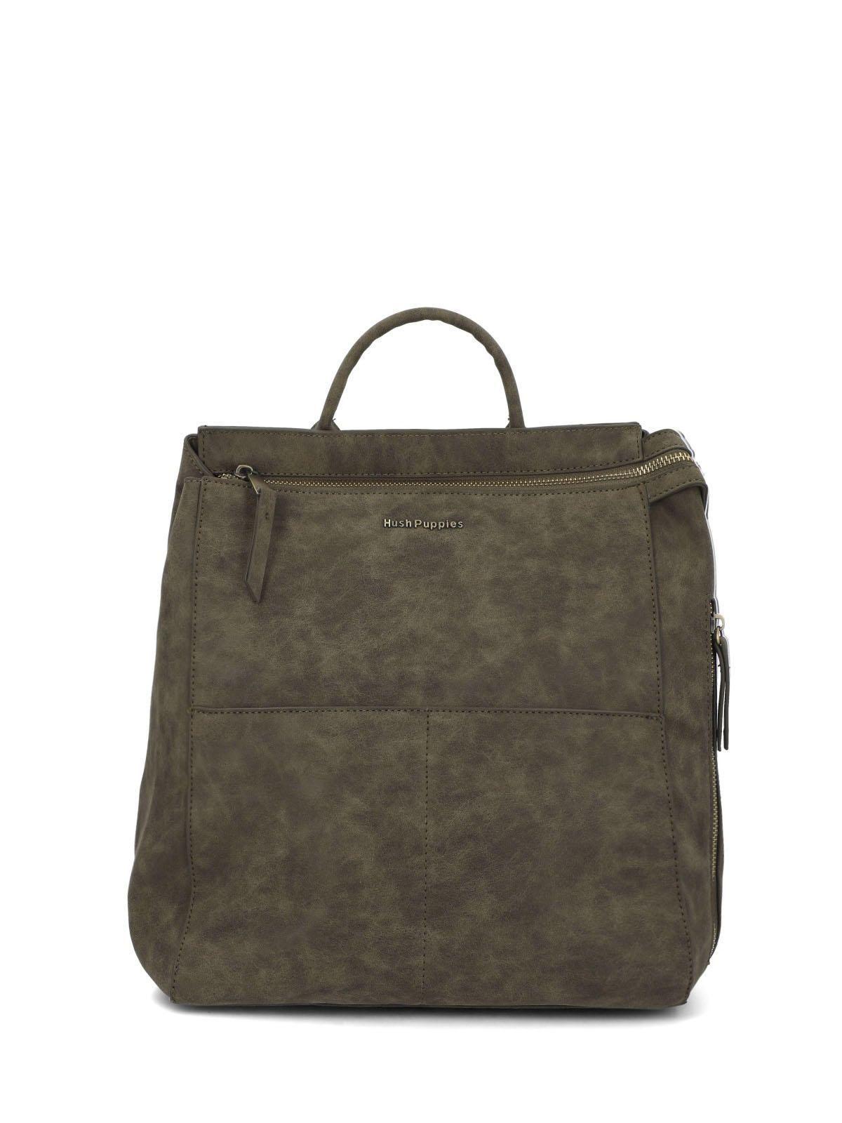 Mochila Ecocuero Mujer Delfi Back Verde-0