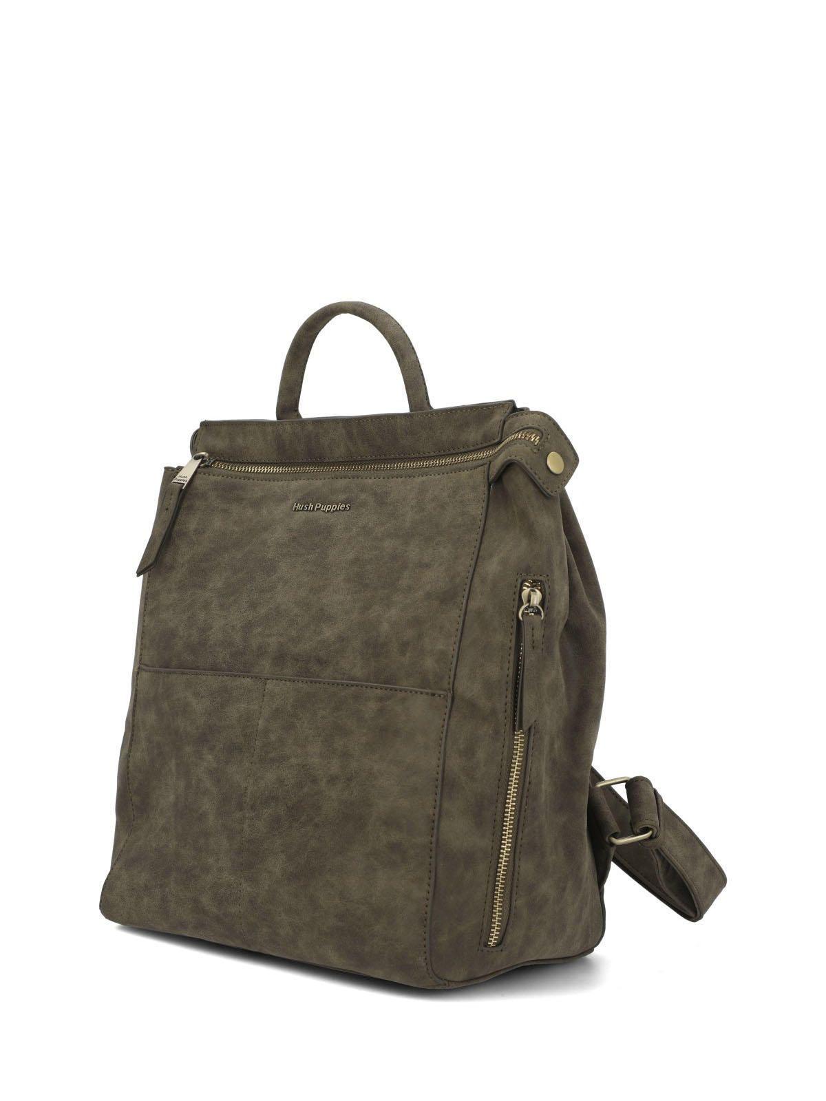 Mochila Ecocuero Mujer Delfi Back Verde-1