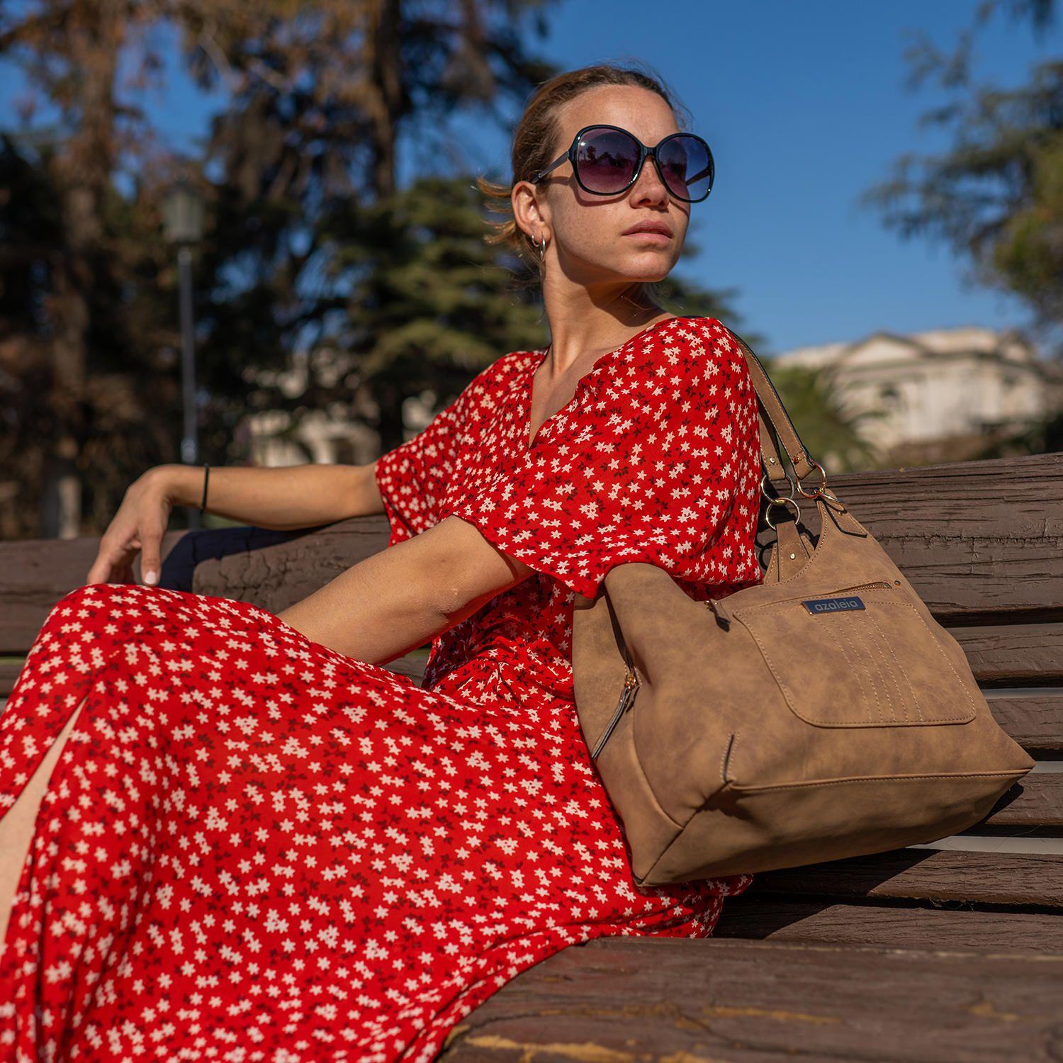 Cartera Mujer Awesome Hobo Café-1