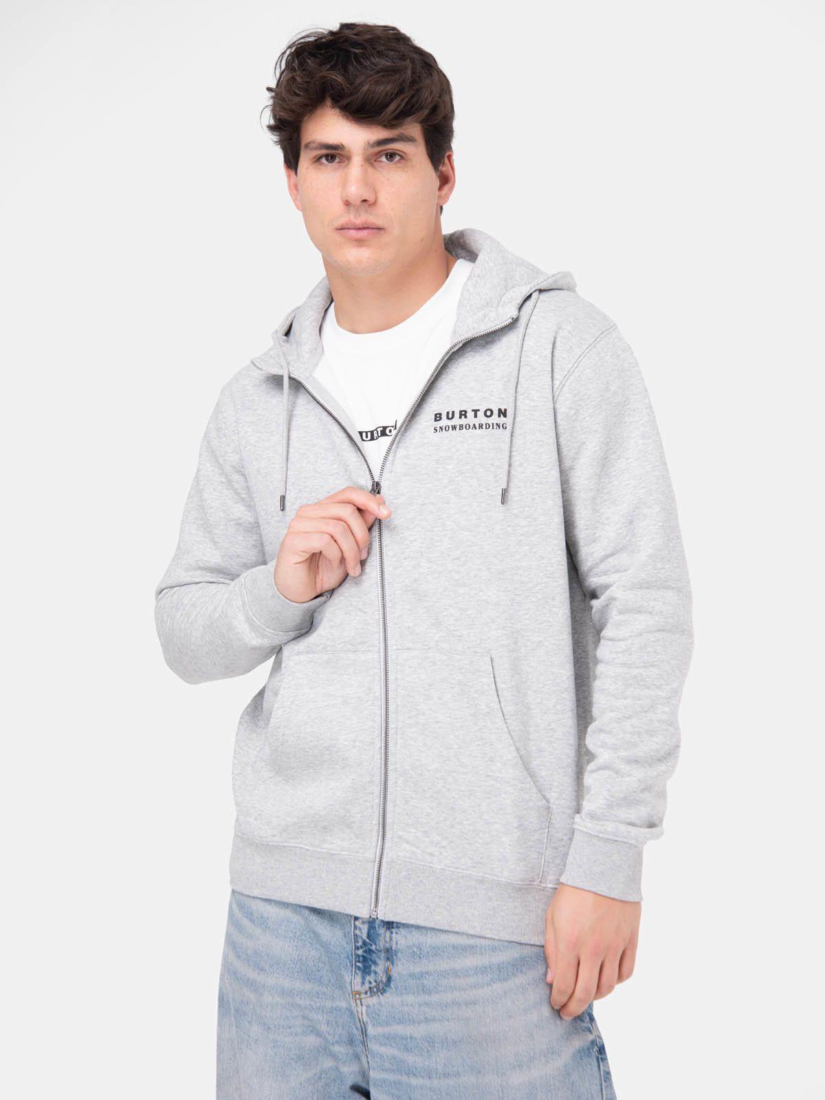 Poleron Hombre Landmark Full Zip Gris Claro -0