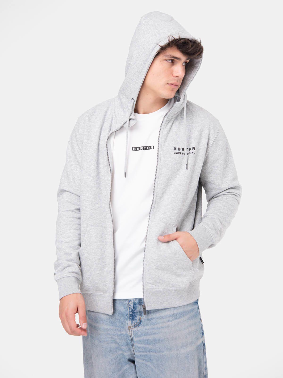 Poleron Hombre Landmark Full Zip Gris Claro -3