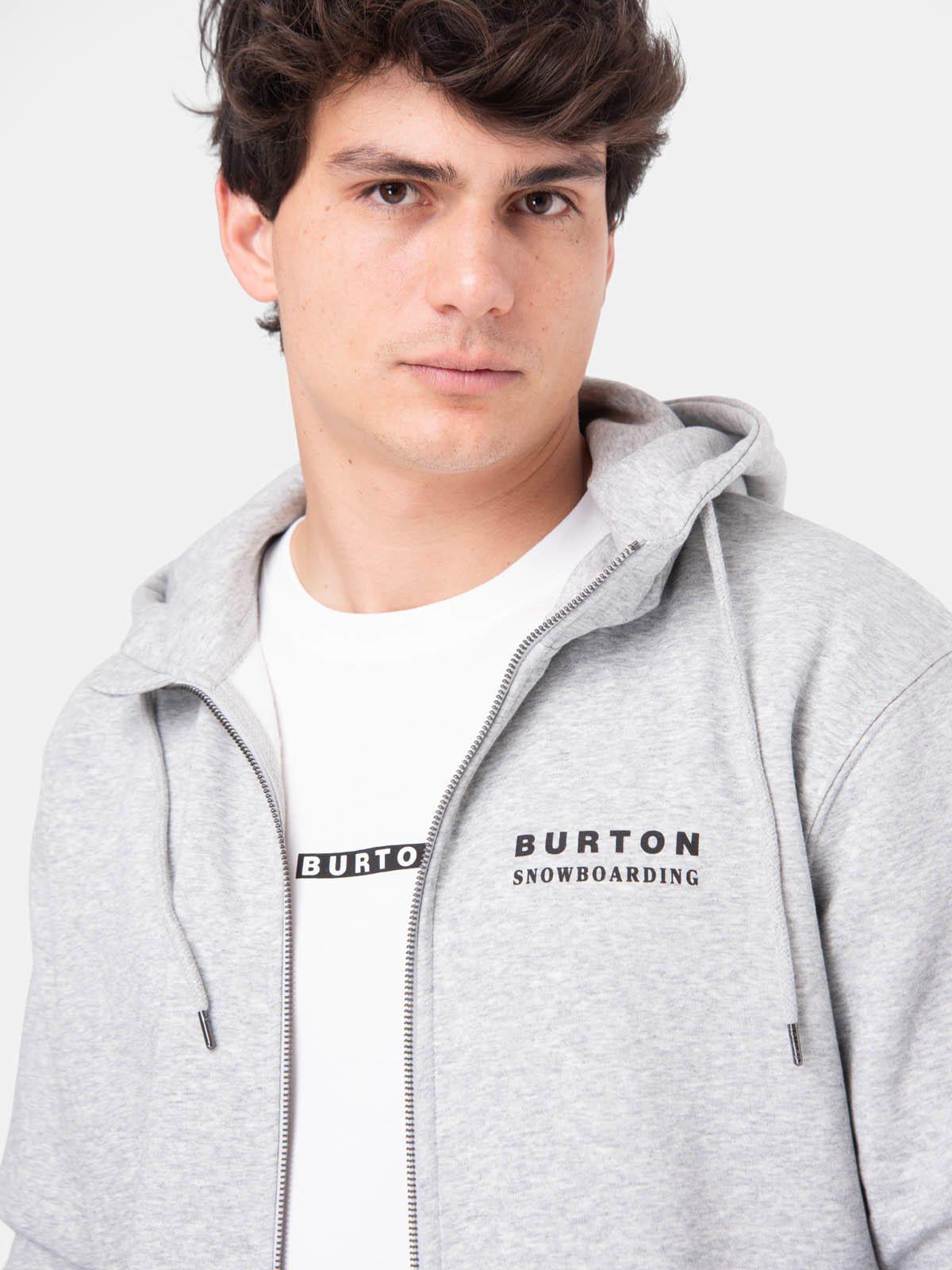 Poleron Hombre Landmark Full Zip Gris Claro -5