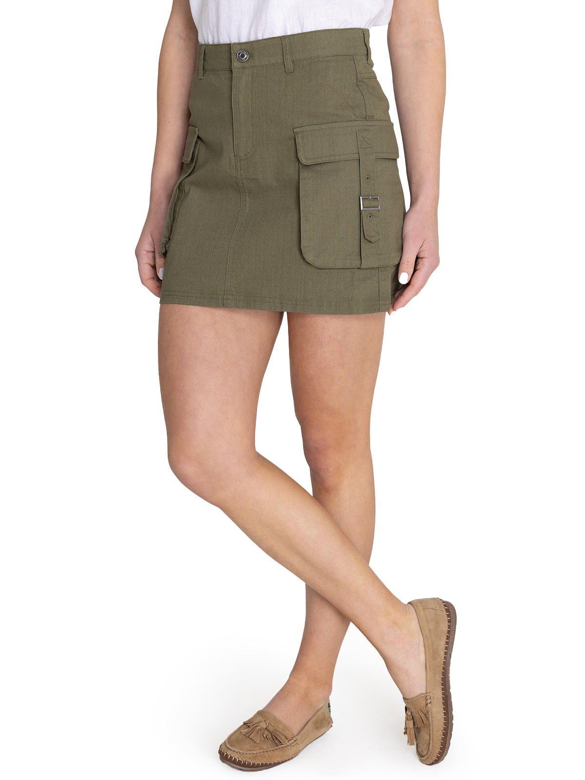 Falda Algodón Orgánico Verde Sandal Mujer -5