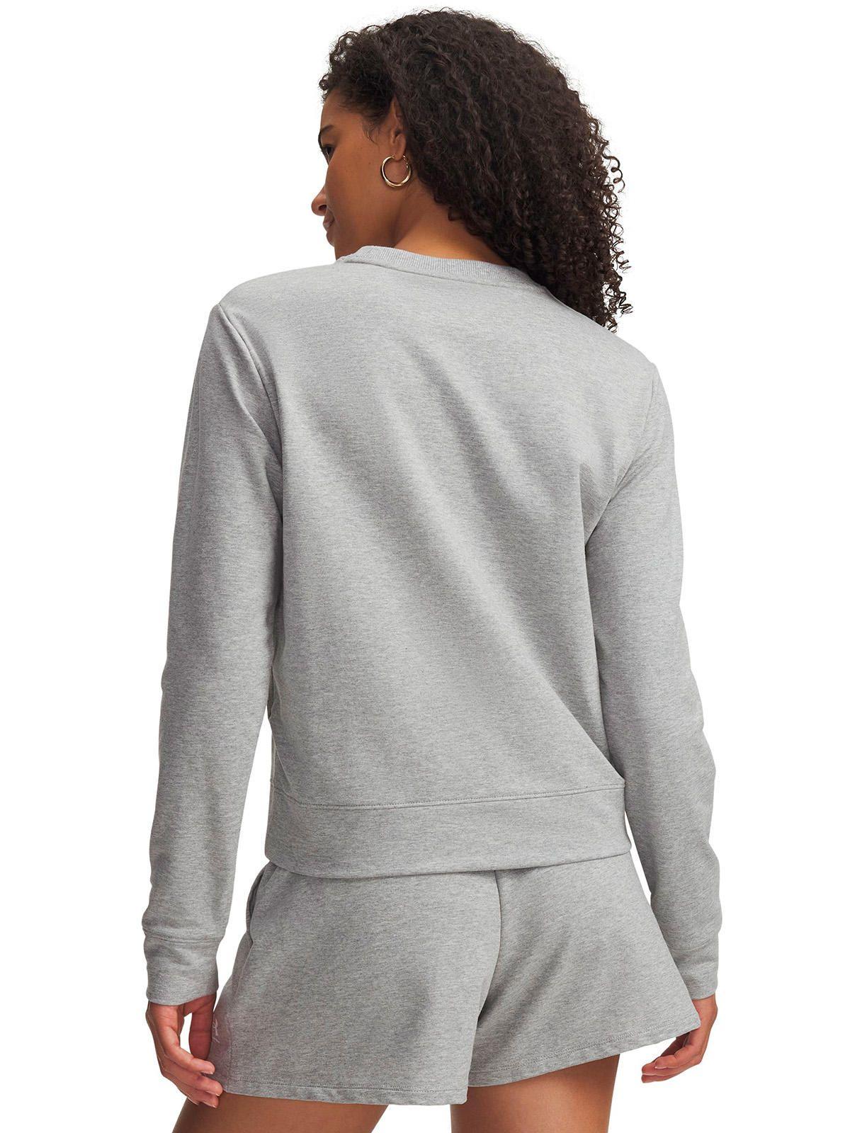 Poleron Sport Terry Crew gris Mujer-1