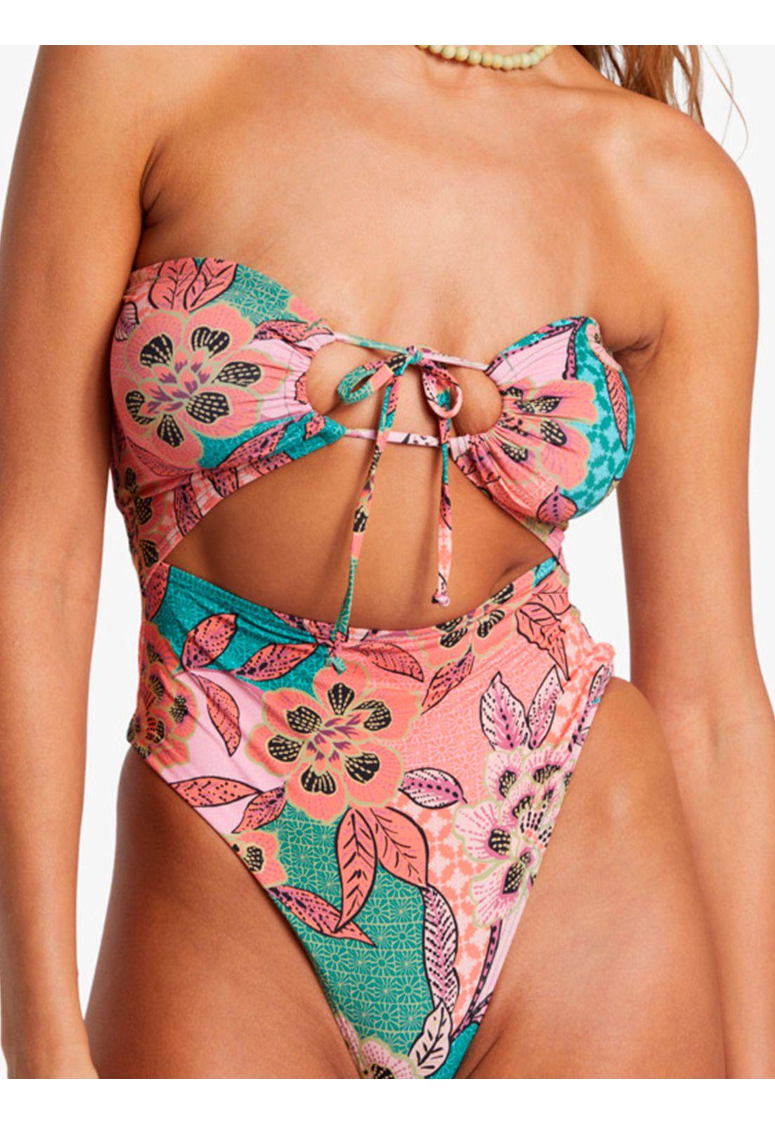Bikini Entero Visions Of Paradise Rosado-4