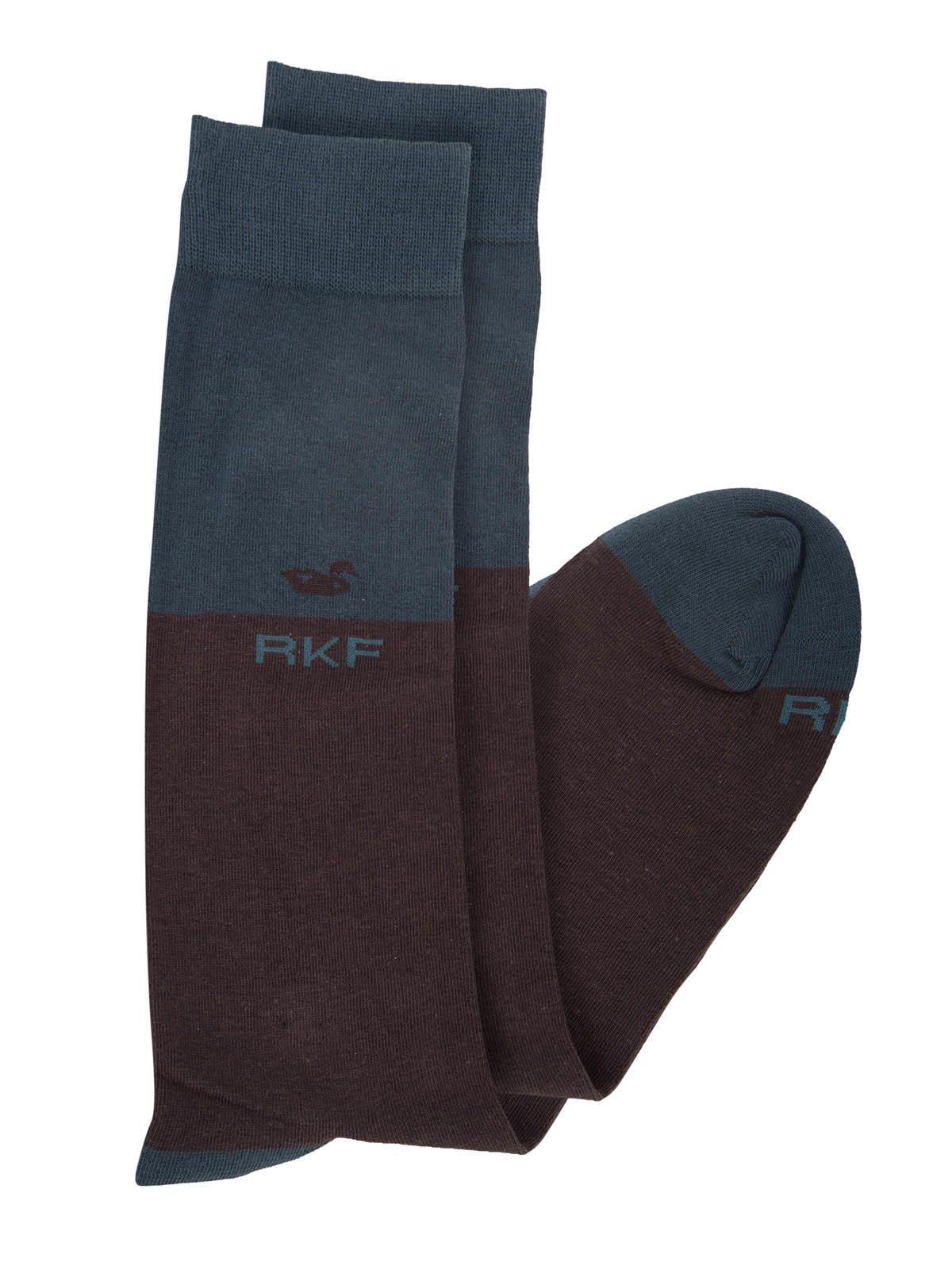 Calcetin Bambú Hombre Lg Rkfblock Azul-1