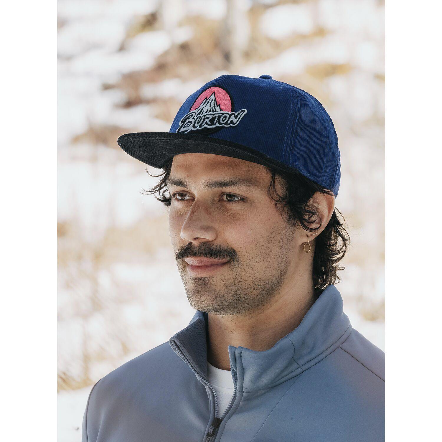Jockey Hombre Retro Mountain Snapback Azul-1