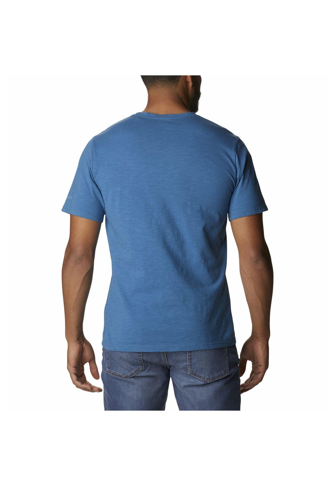 Polera M/C Hombre Break It Down Ss Tee Azul-2