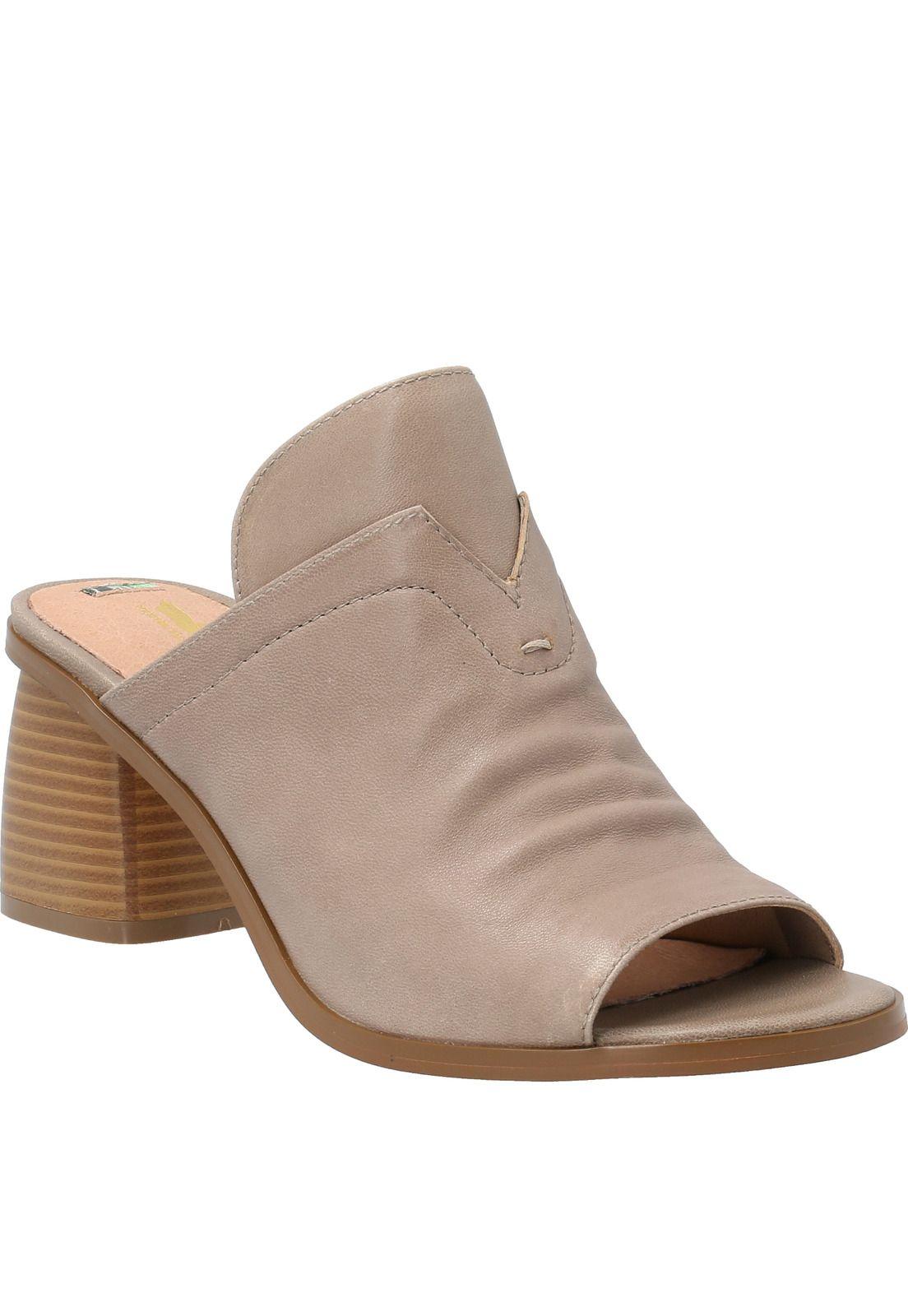 Sandalia Cuero Diana Taupe Mujer-0