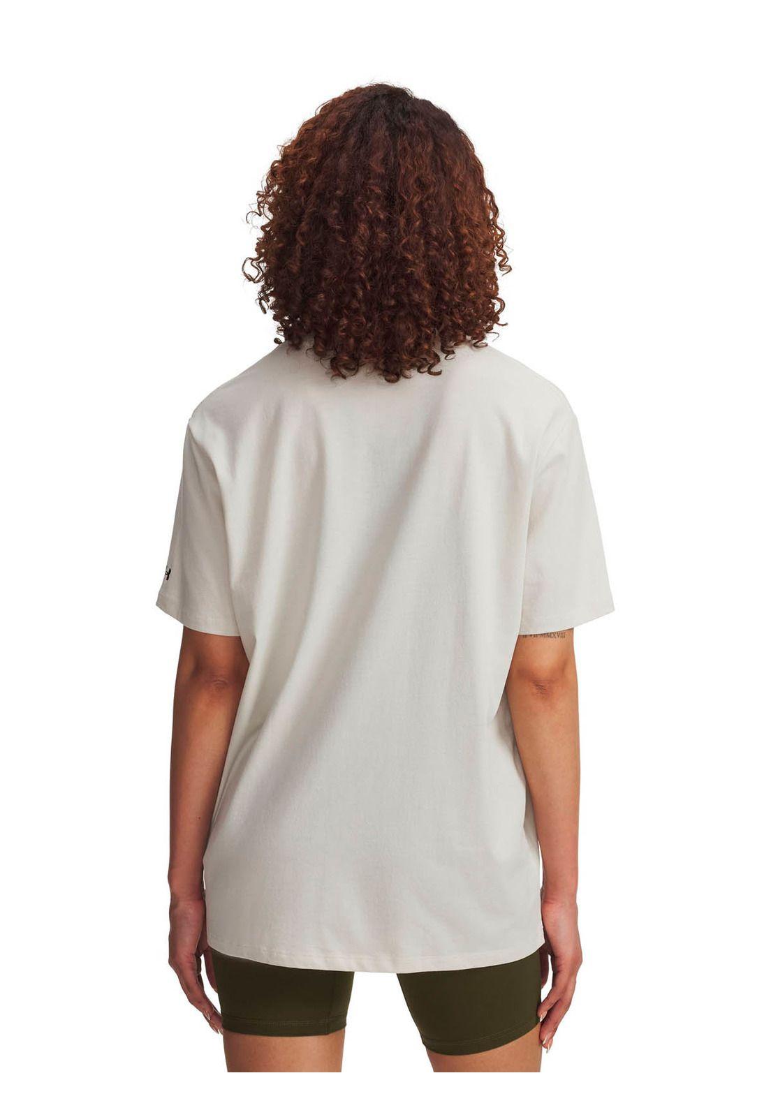 Polera Manga Corta Lifetsyle mujer Rival Oversized blanco -1