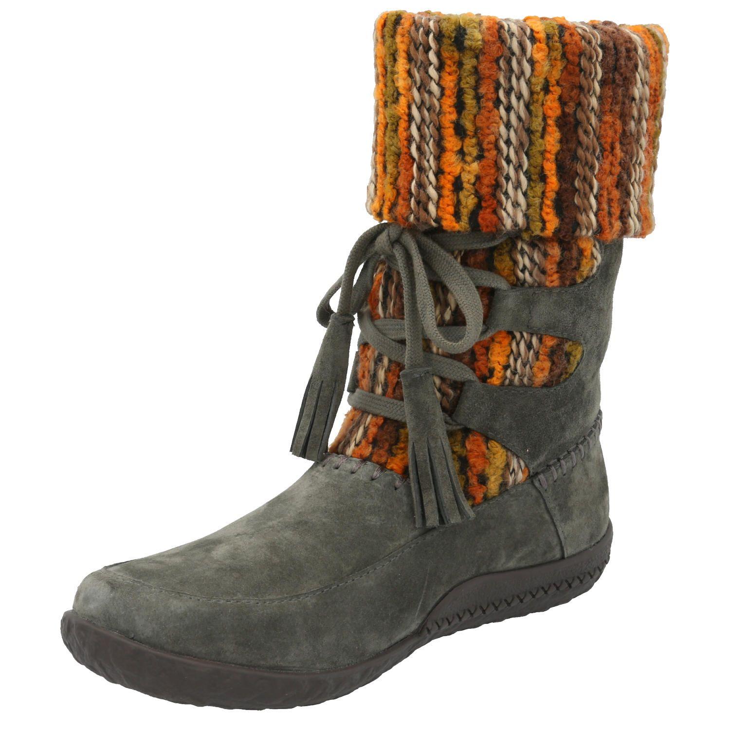 Bota Mujer New Tahoe Gris Pardo-3