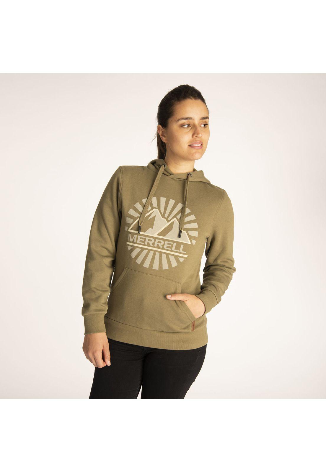 Polerón Mujer Classic Hoodie Verde-0