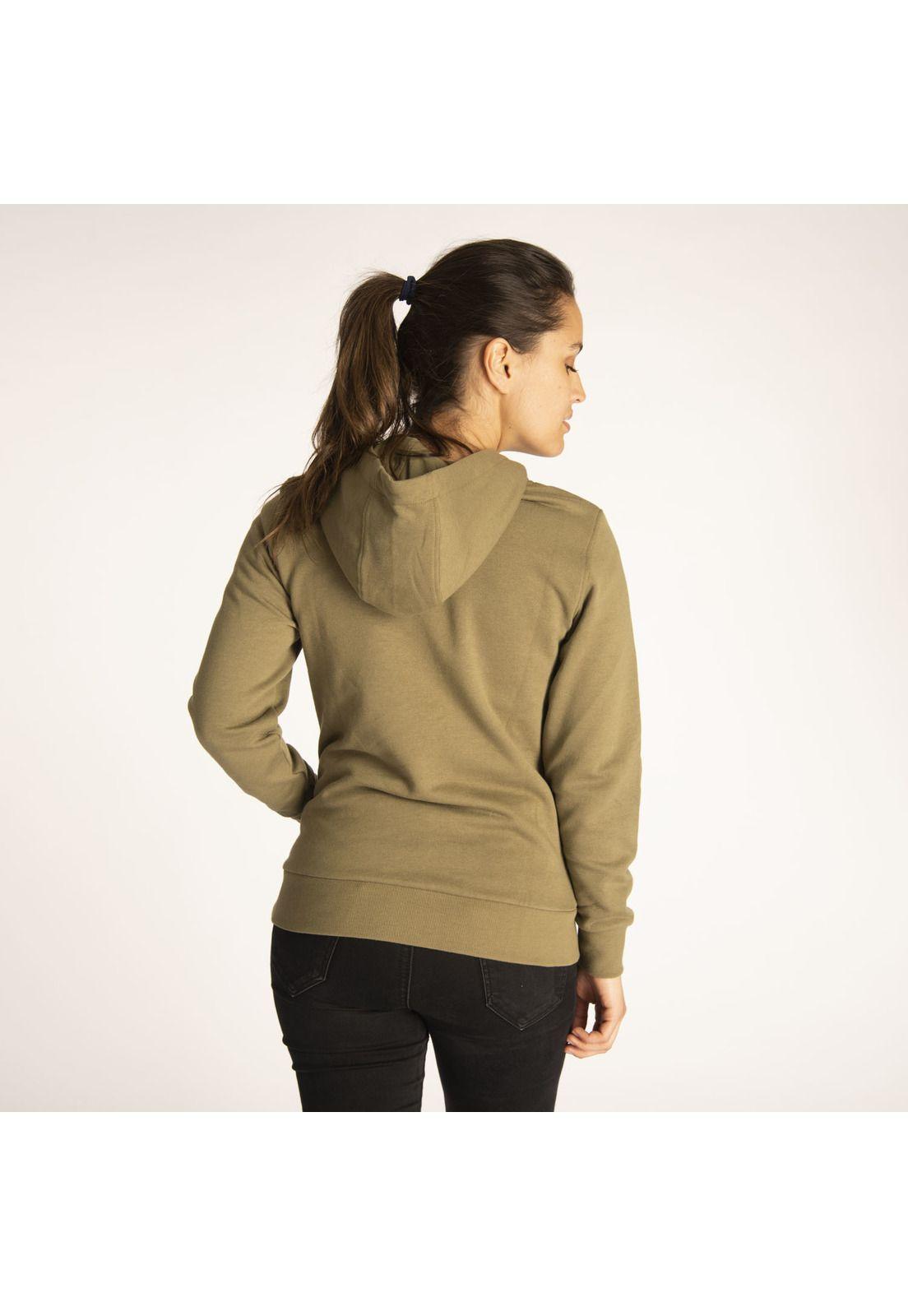 Polerón Mujer Classic Hoodie Verde-3