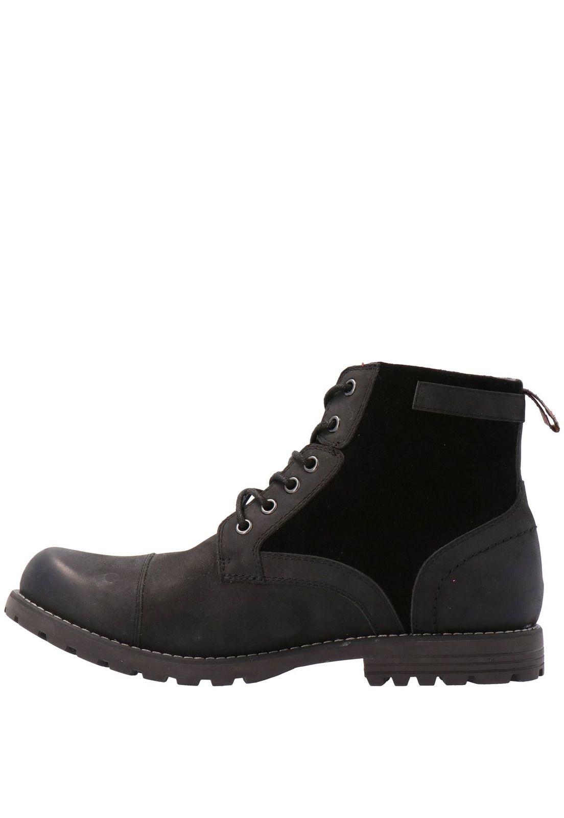 Botin Cuero Hombre Thunder Ii Negro-4