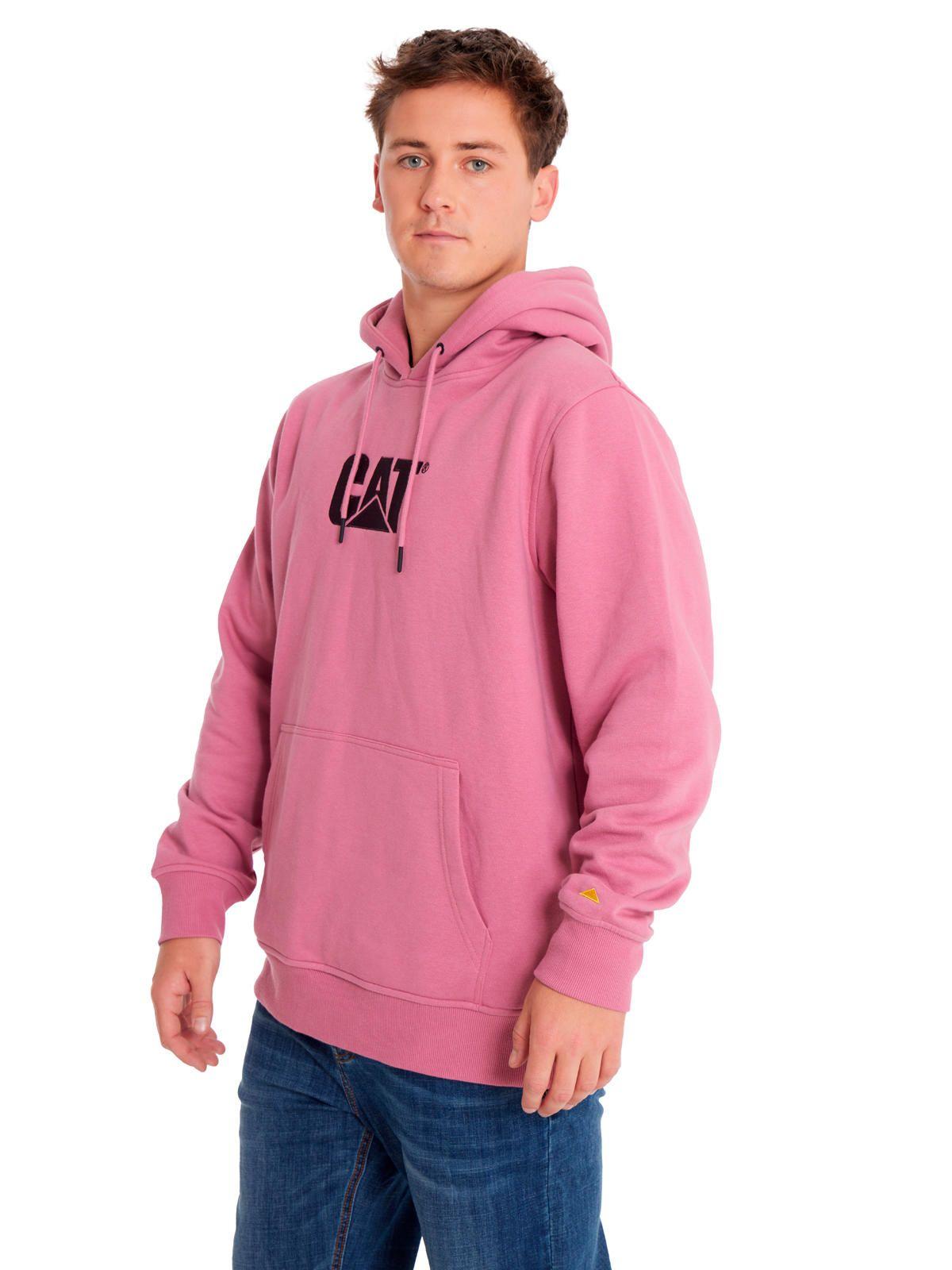 Polerón Unisex Fleece Cat Logo Pullover Rosado-0