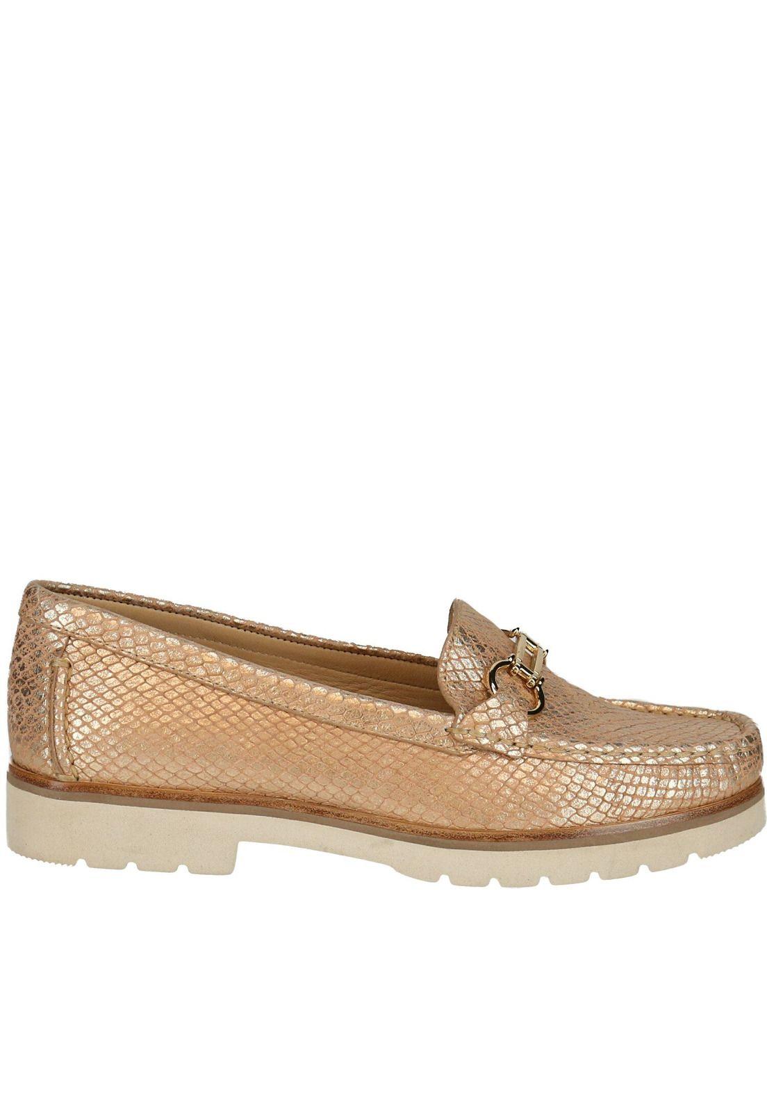 Zapato Cuero Morian Dorado-1