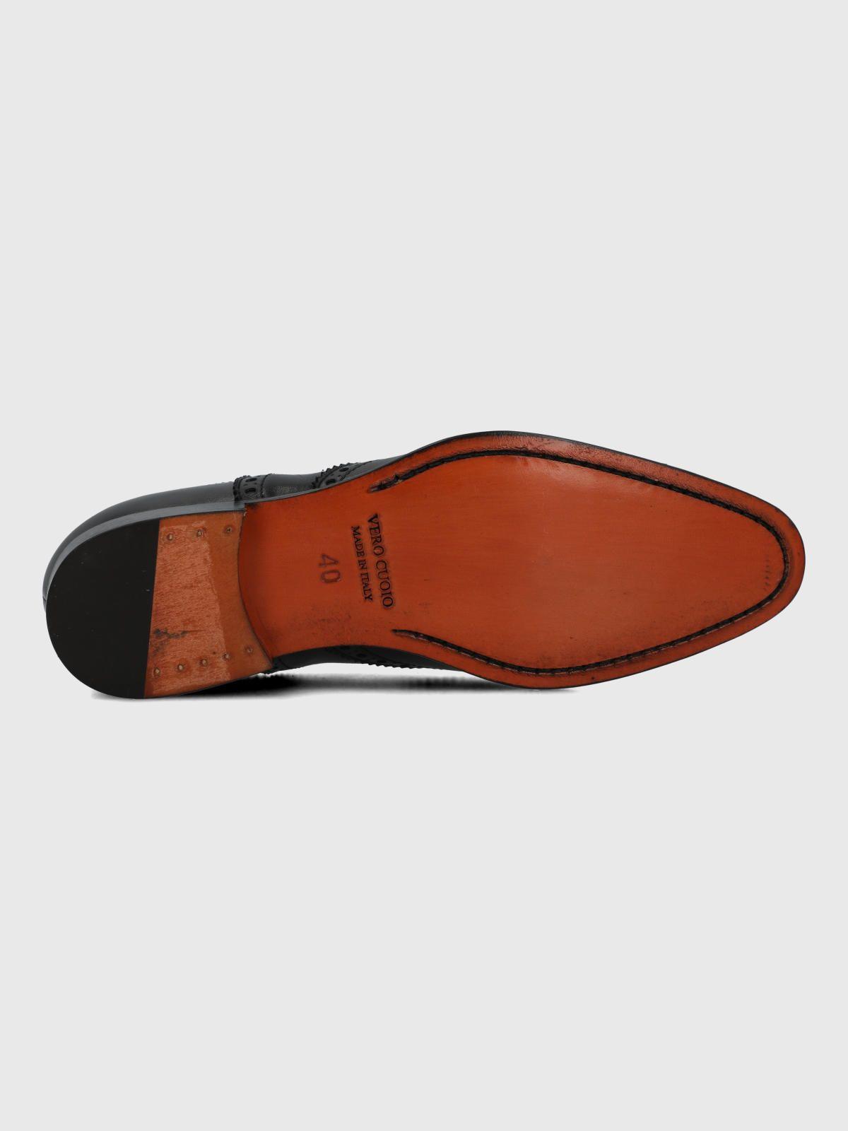 Zapato Italiano Hombre Sorriso Negro-7