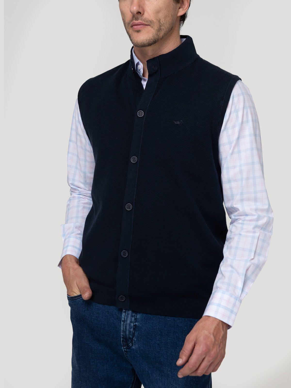 Sweater Algodón Orgánico Hombre Vera Azul-4