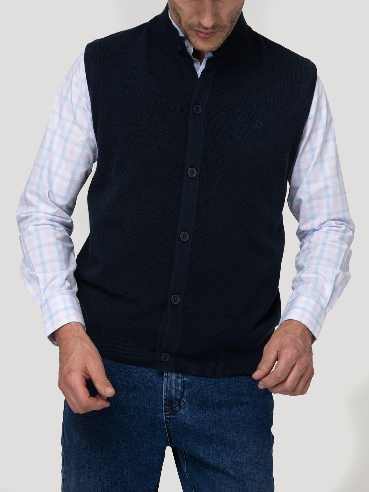 Sweater Algodón Orgánico Hombre Vera Azul-5