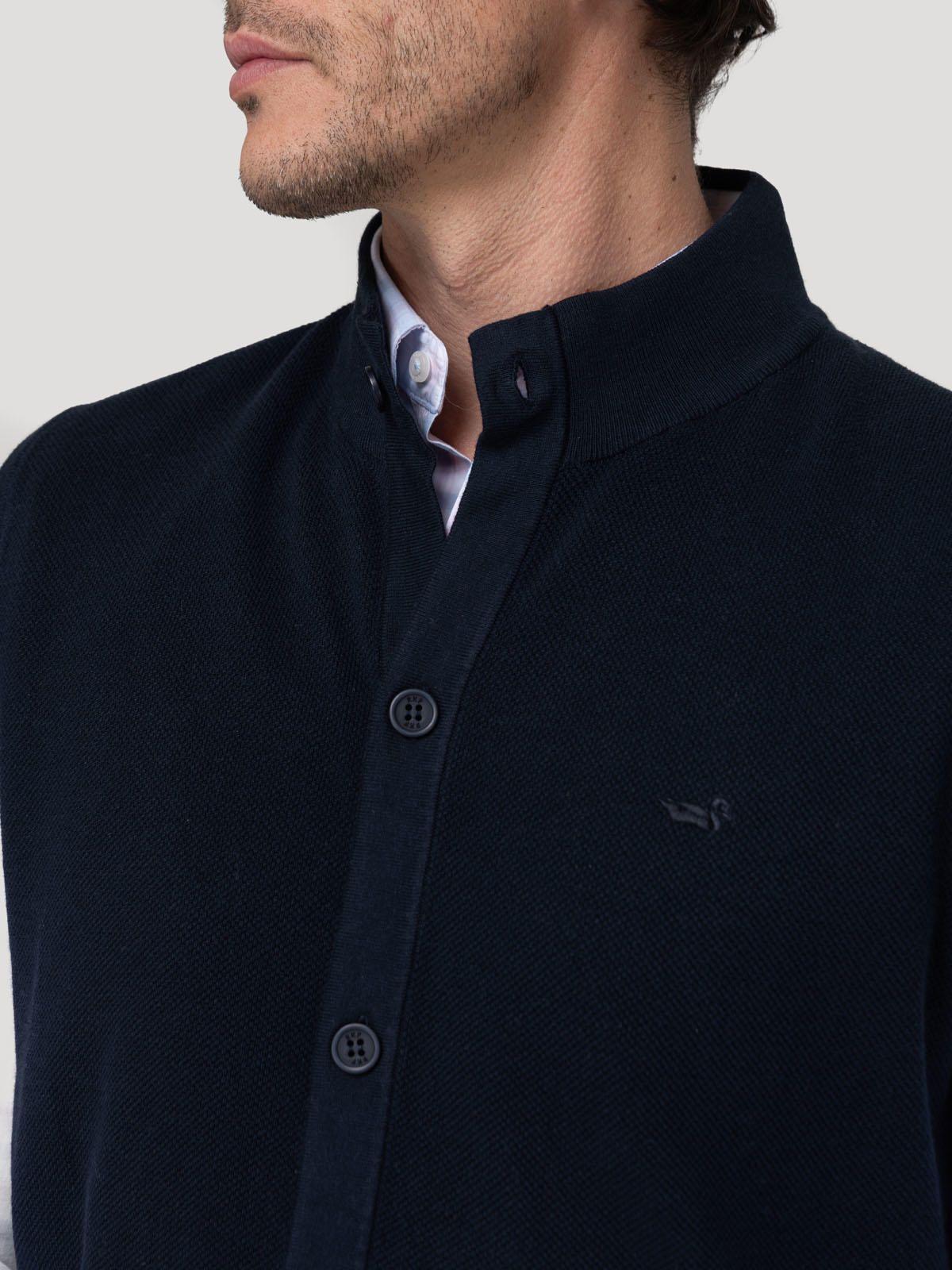 Sweater Algodón Orgánico Hombre Vera Azul-7