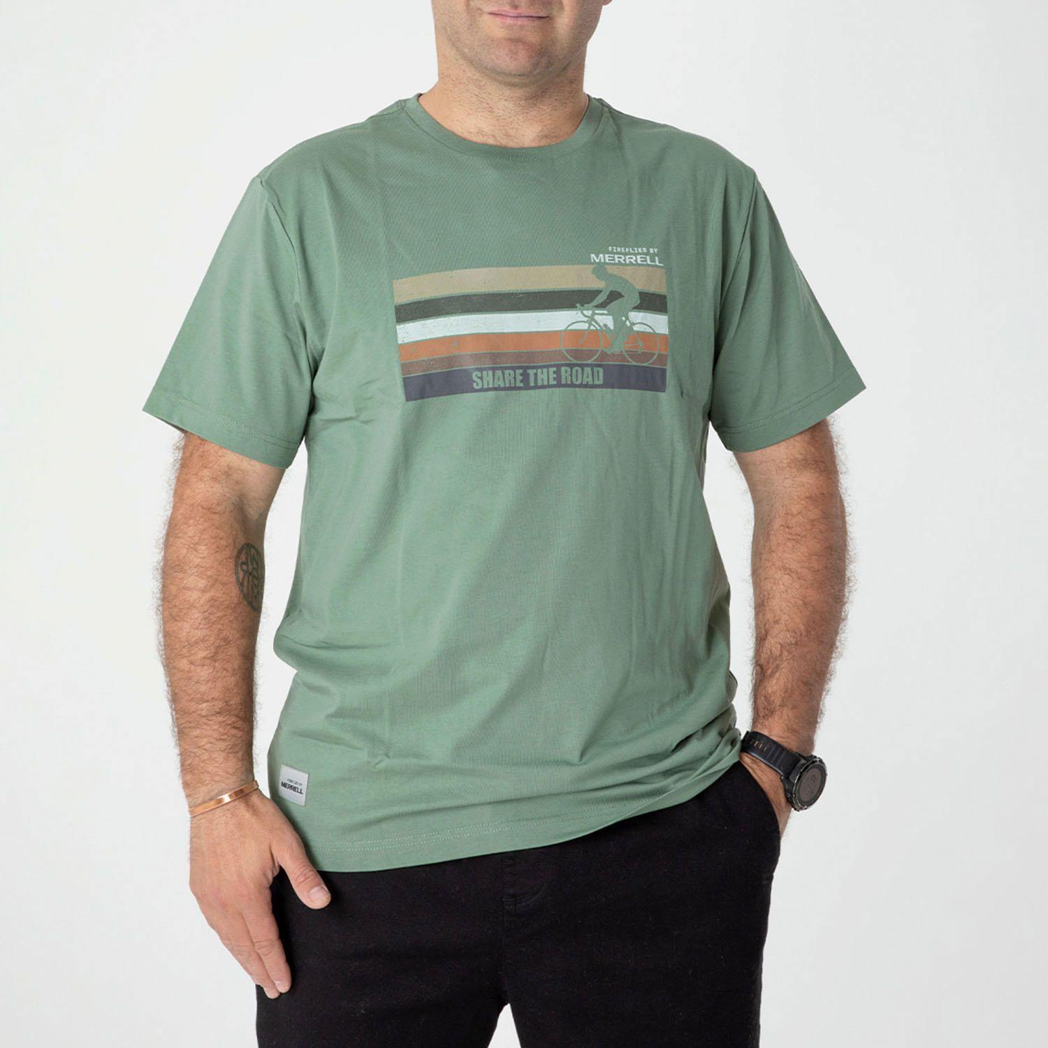 Polera Hombre Fireflies Verde-0