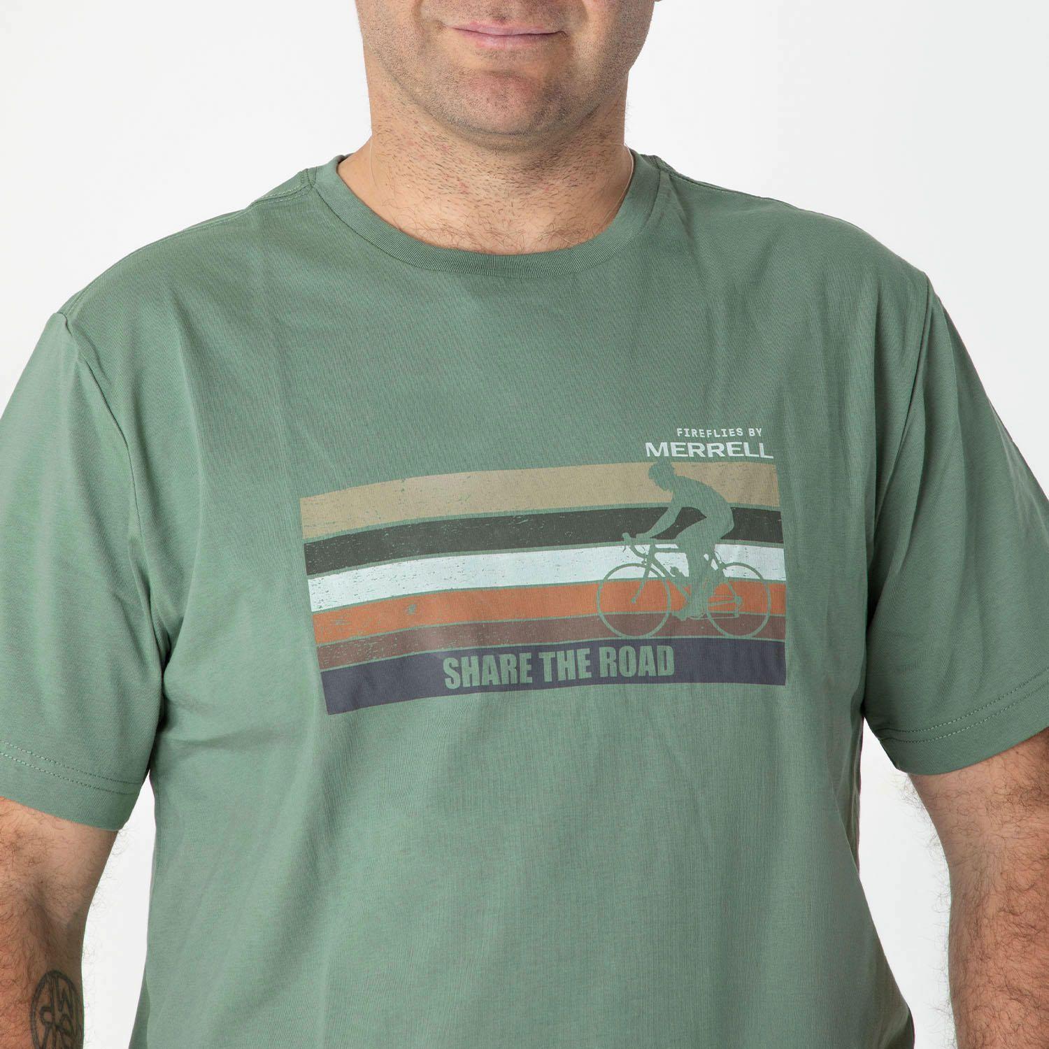 Polera Hombre Fireflies Verde-1