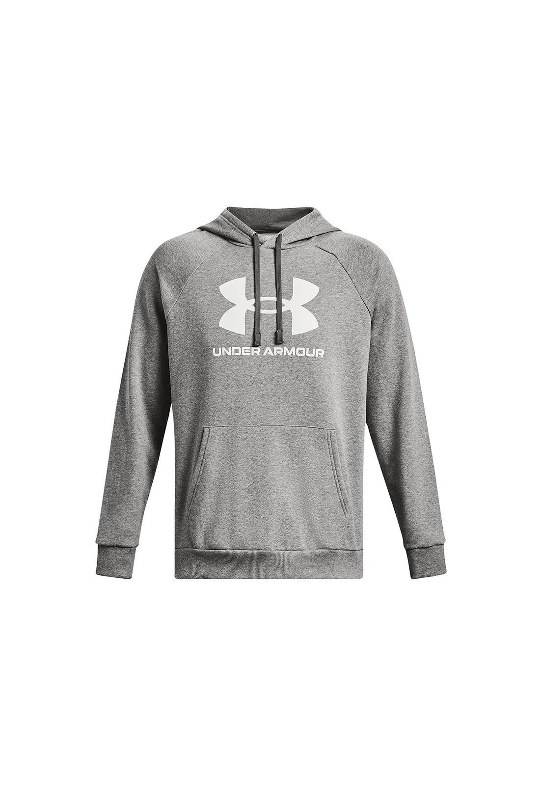 Polerón UA Rival para Hombre Gris-0