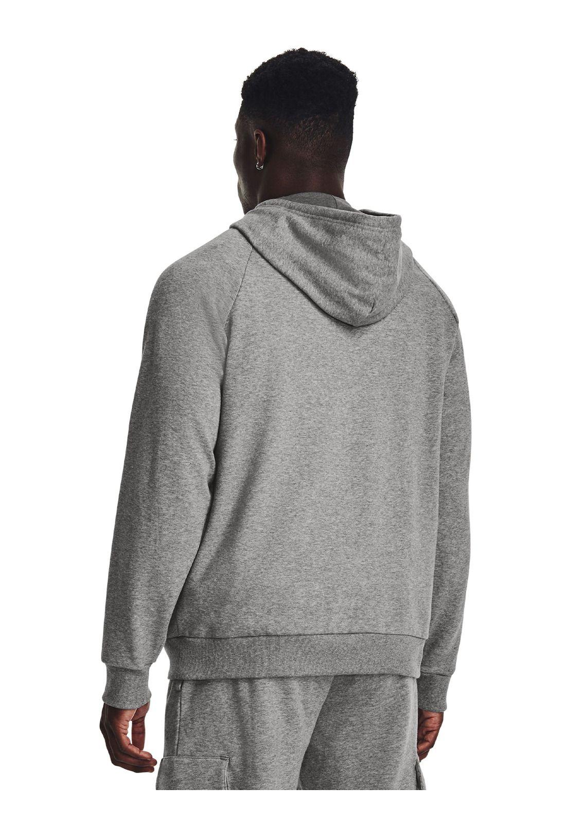 Polerón UA Rival para Hombre Gris-4