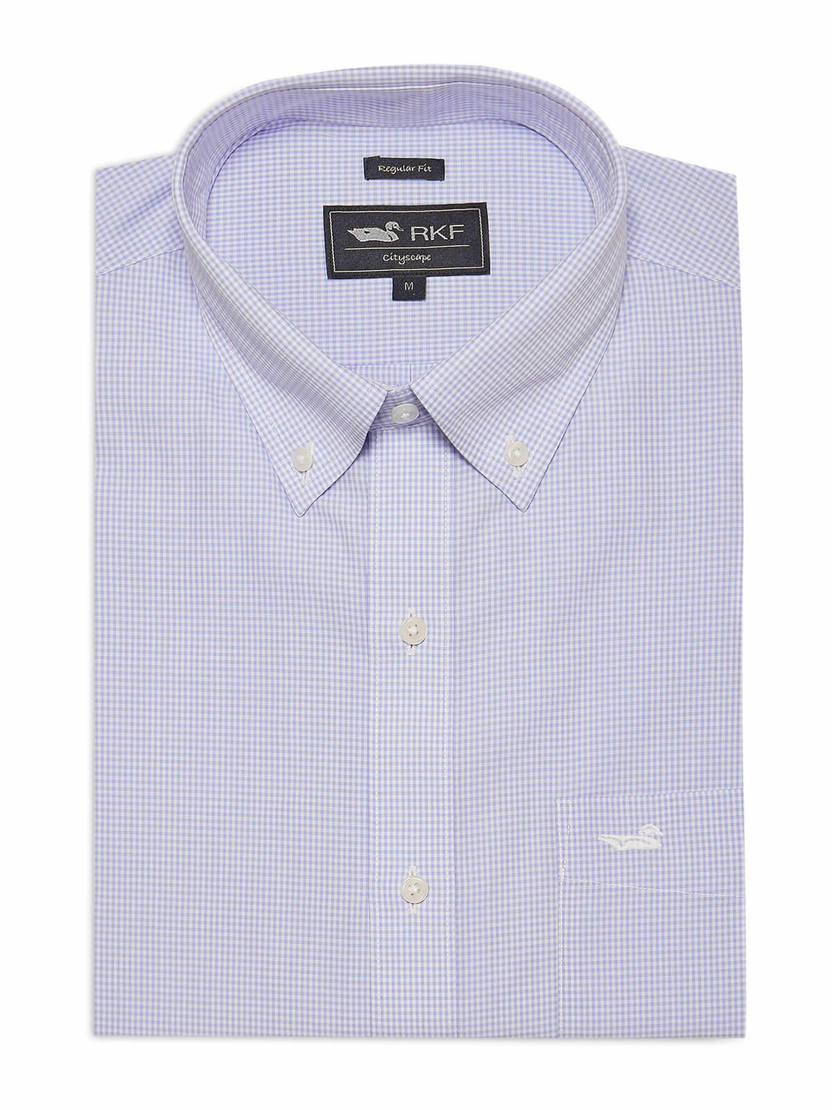 Camisa Cuello Button-Down Hombre WF Blanco-0