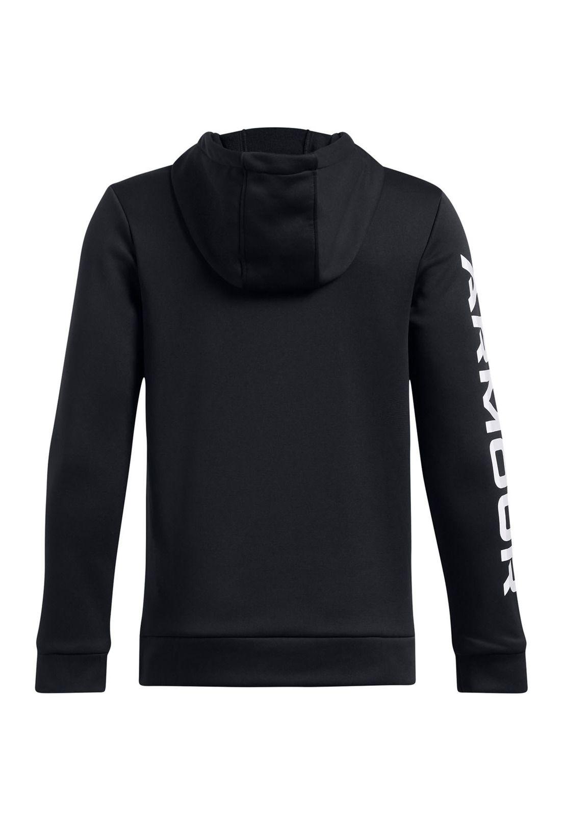 Polerón Armor Fleece® Wordmark niño Negro-1