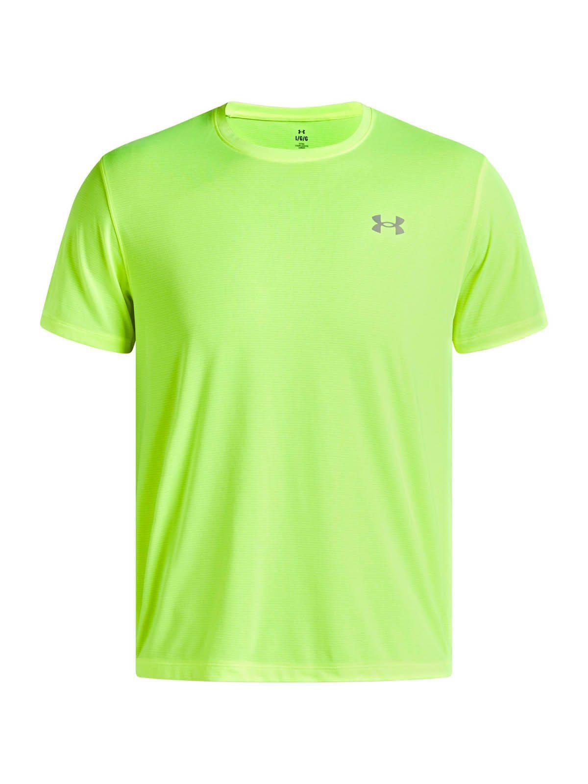 Polera Manga Corta Running  Hombre Launch Amarillo 
-0