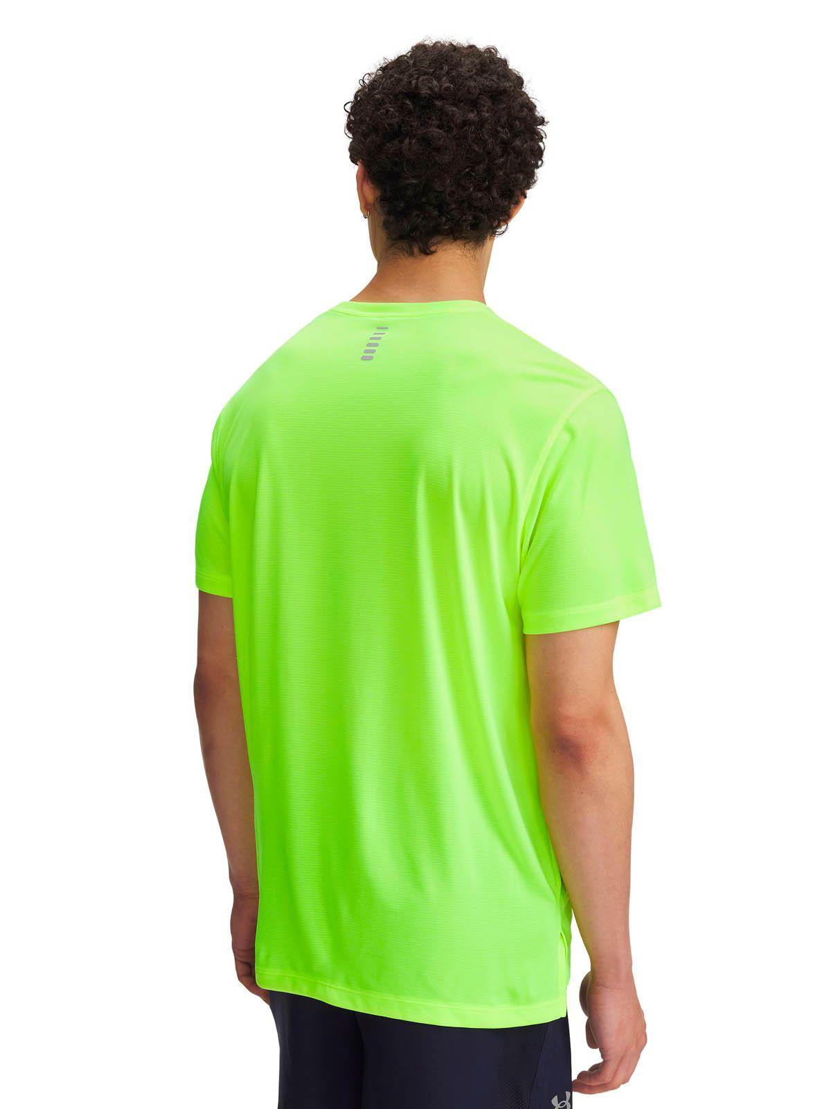 Polera Manga Corta Running  Hombre Launch Amarillo 
-4